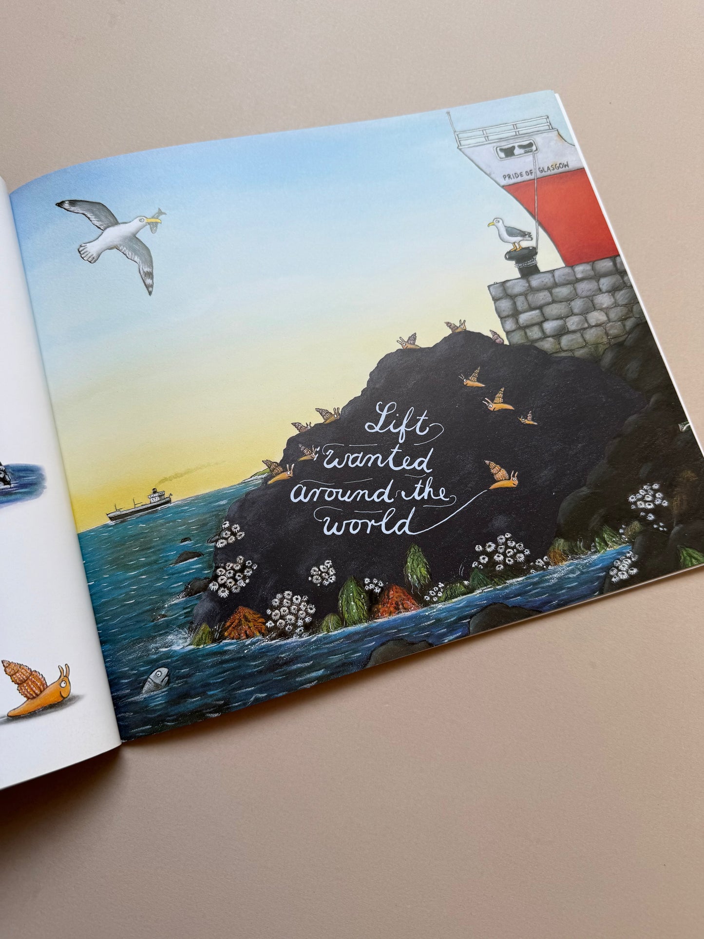 The Snail & The Whale Paperback Book By Julia Donaldson