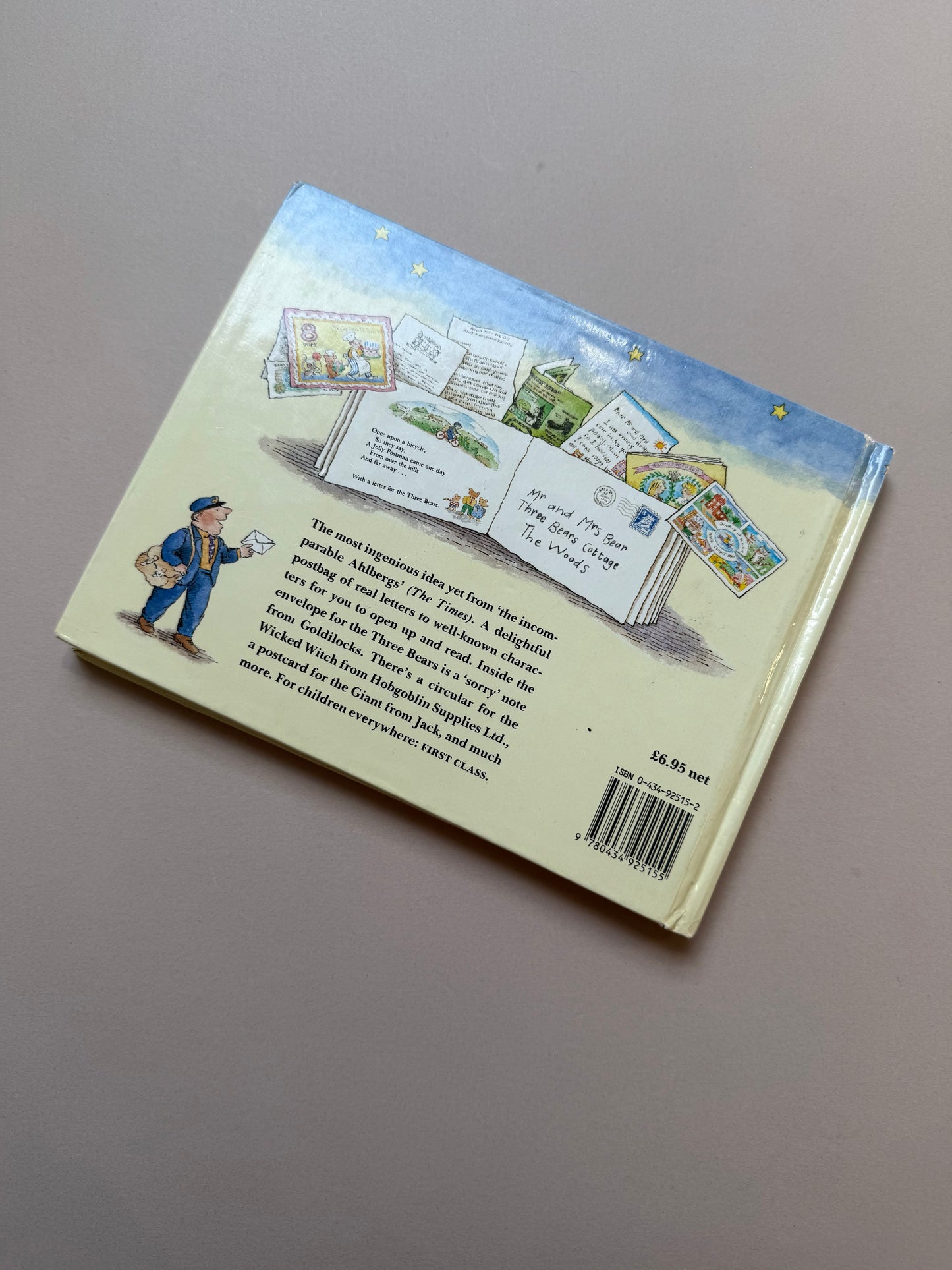 The Jolly Postman Or Other People's Letters By Janet & Allan Ahlberg Hardback Book