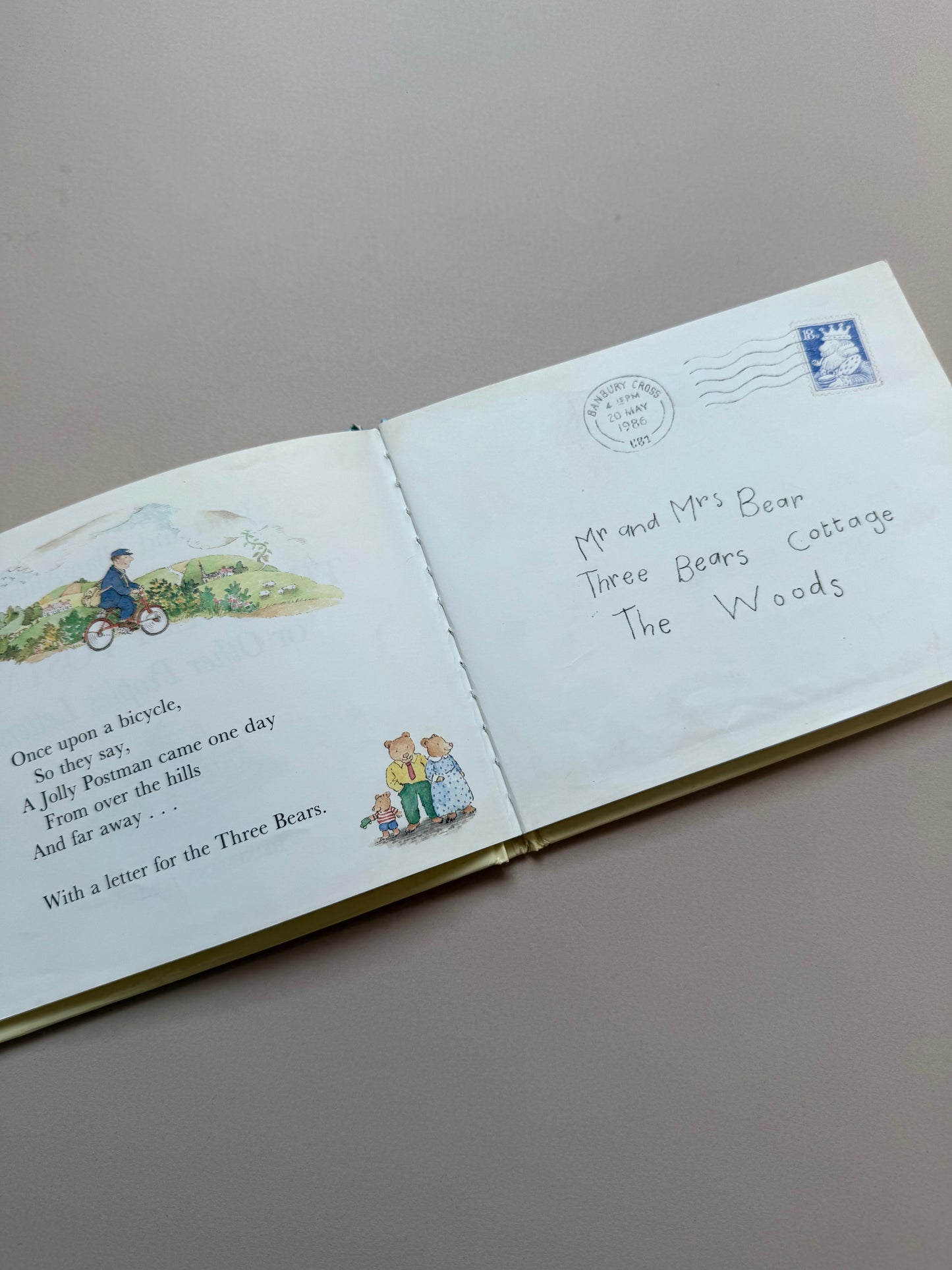 The Jolly Postman Or Other People's Letters By Janet & Allan Ahlberg Hardback Book