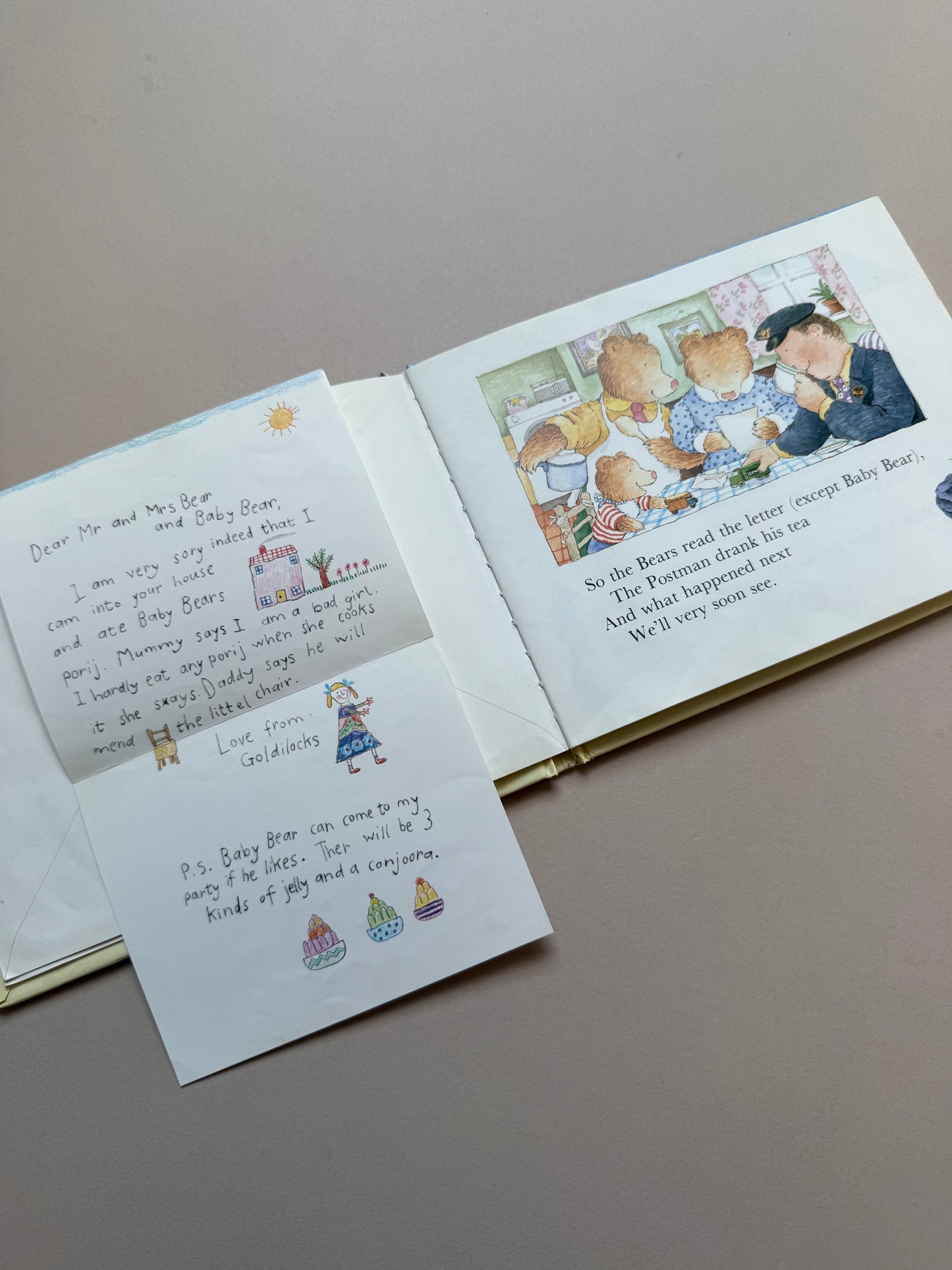 The Jolly Postman Or Other People's Letters By Janet & Allan Ahlberg Hardback Book