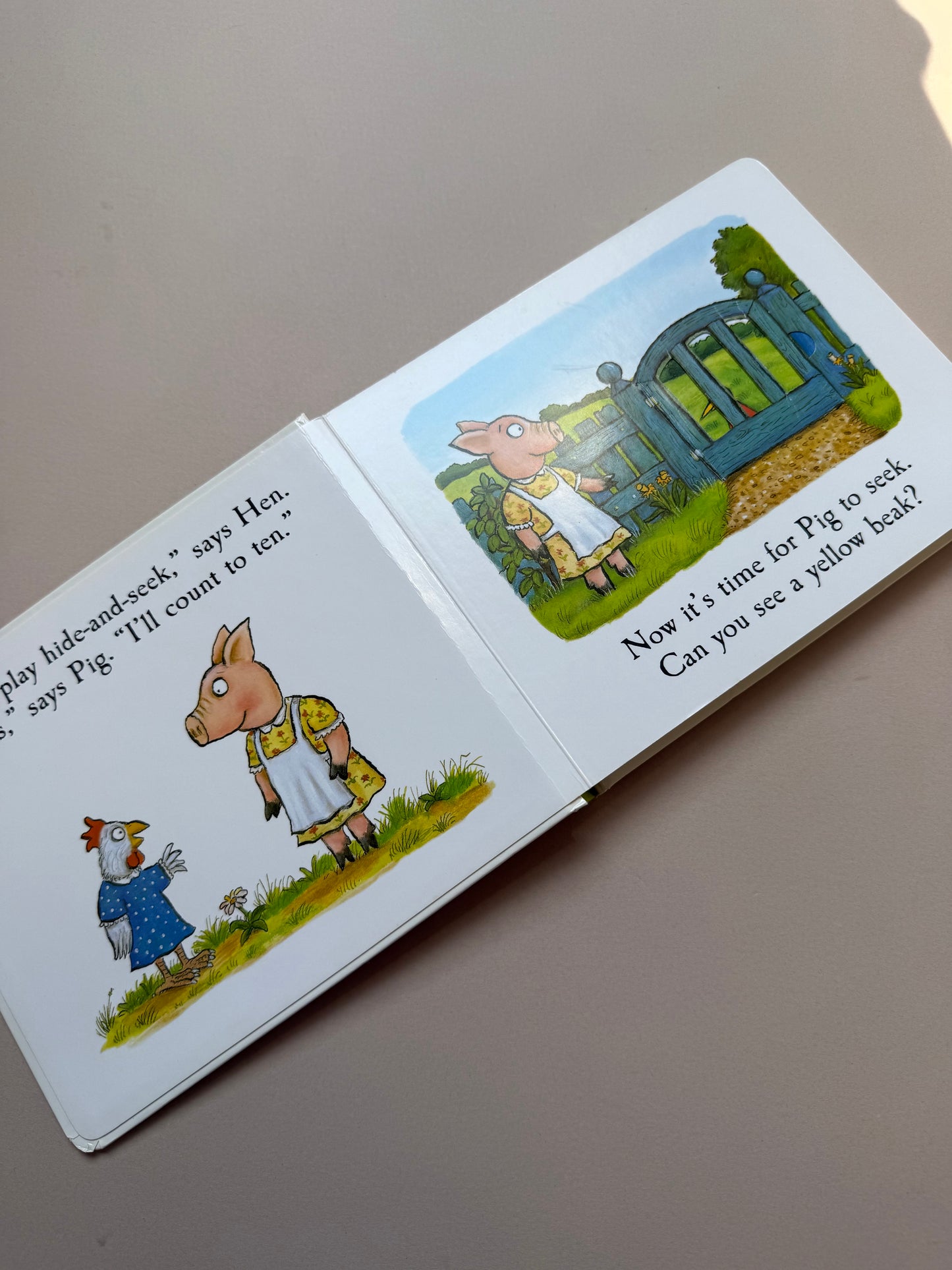 Hide & Seek Pig Board Book By Julia Donaldson
