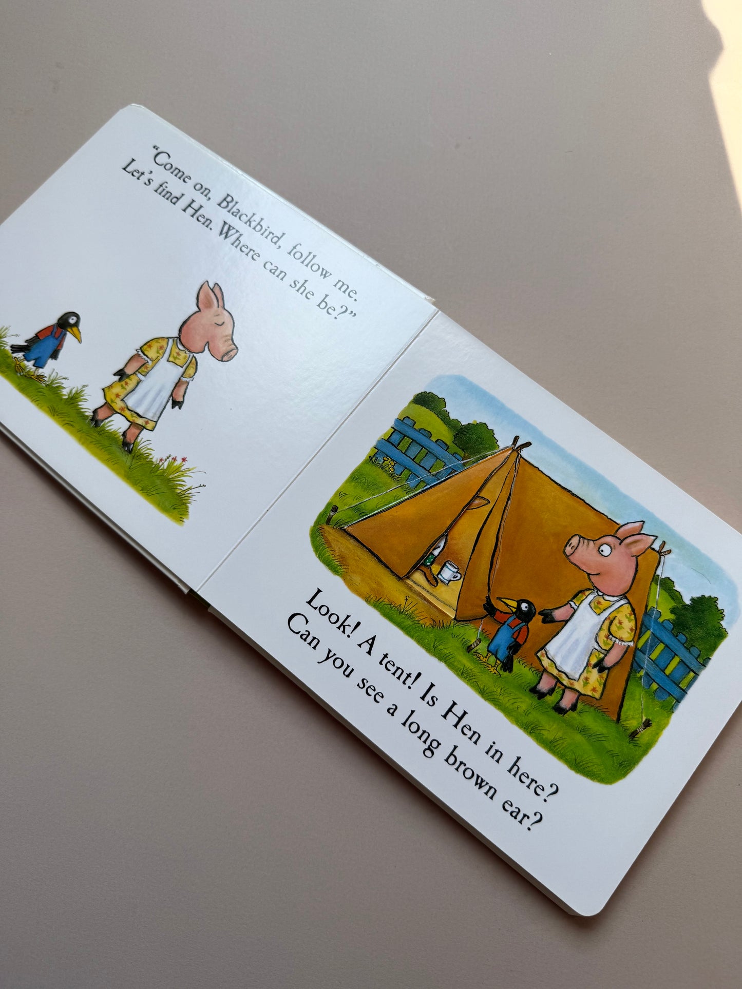 Hide & Seek Pig Board Book By Julia Donaldson