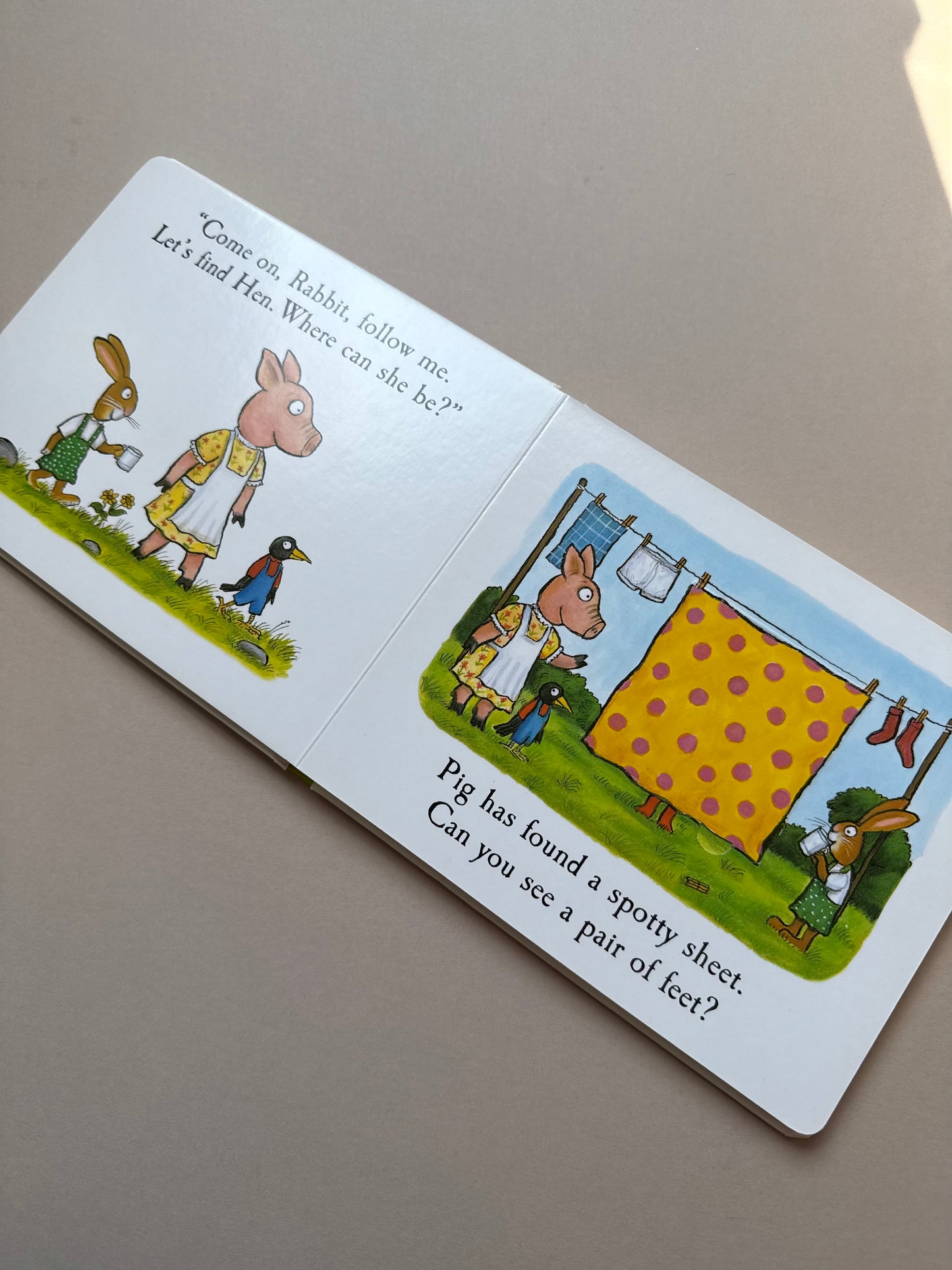 Hide & Seek Pig Board Book By Julia Donaldson