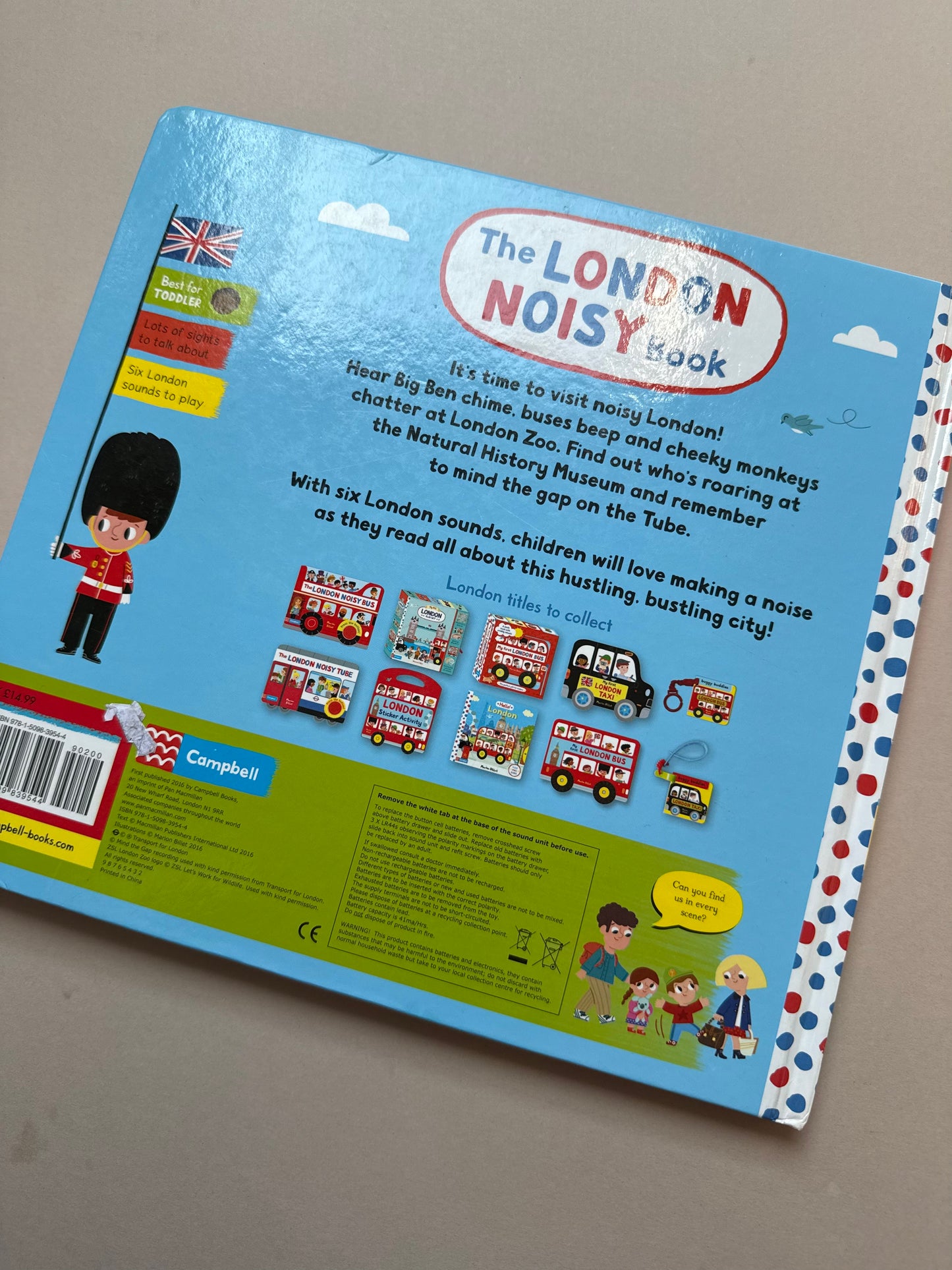 Campbell The London Noisy Book Sound Book