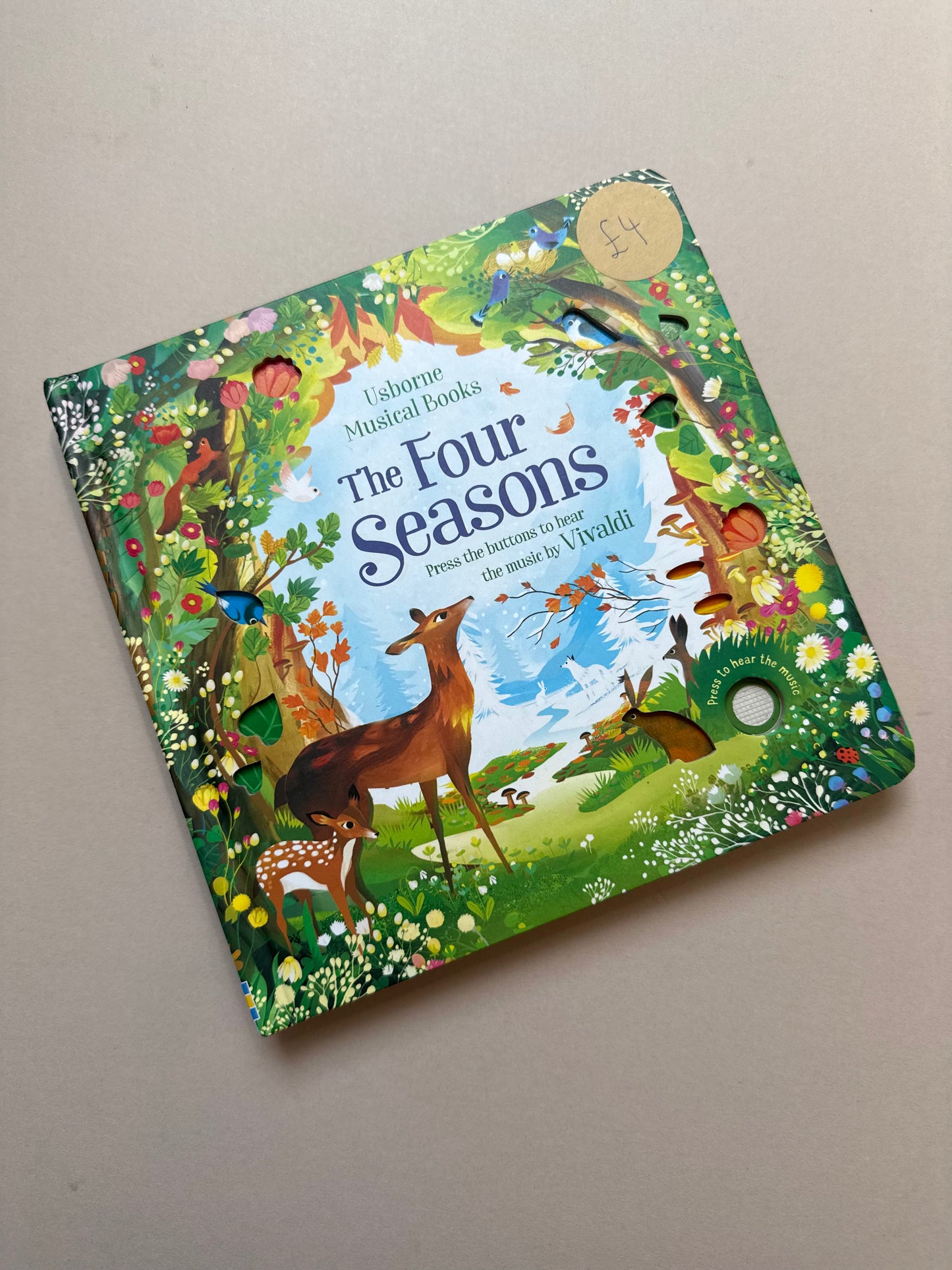 Usborne Musical Books: The Four Seasons Boardbook