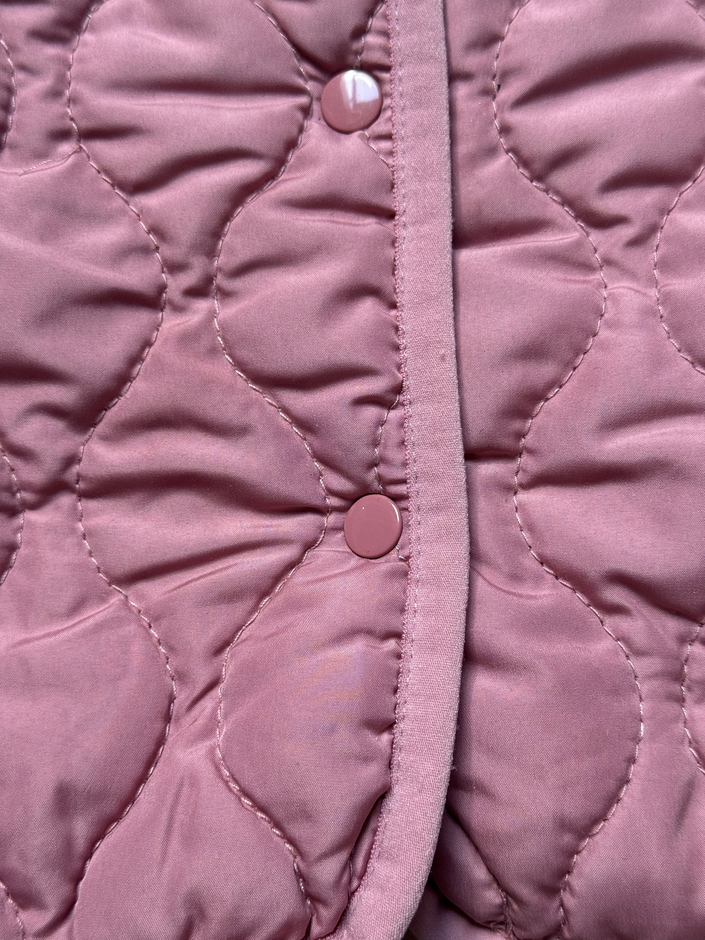 Next Dusky Pink Quilted Gilet in 9-12 Months