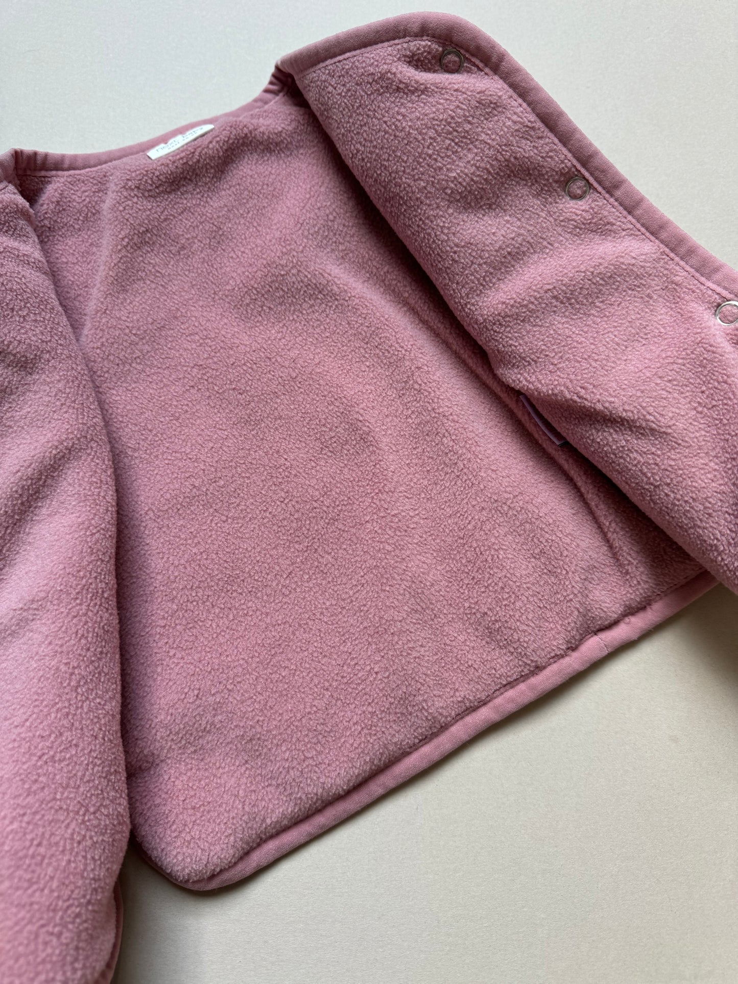 Next Dusky Pink Quilted Gilet in 9-12 Months