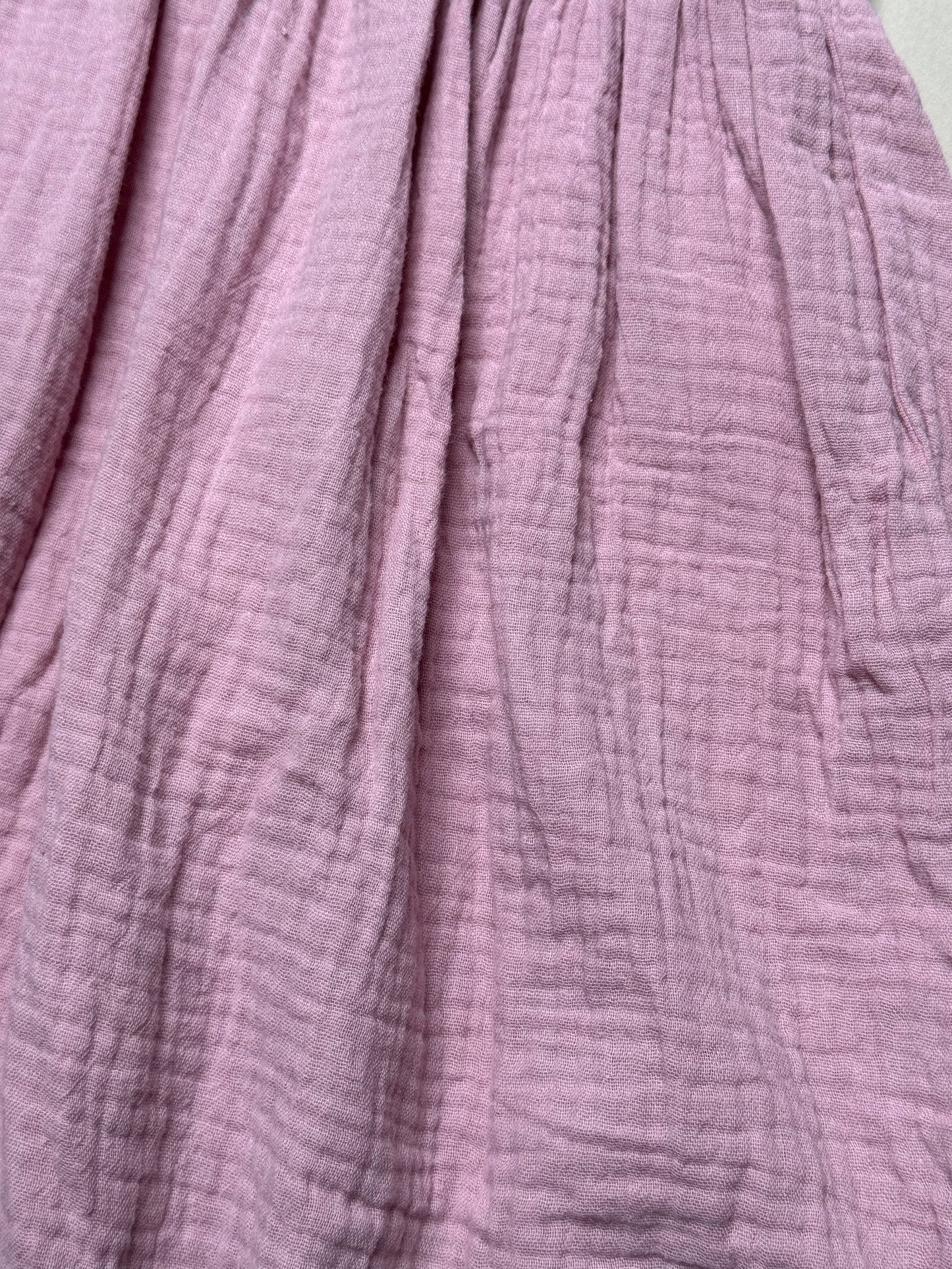 Zara Dusky Pink Lightweight Cotton Dress in 4-5 Years