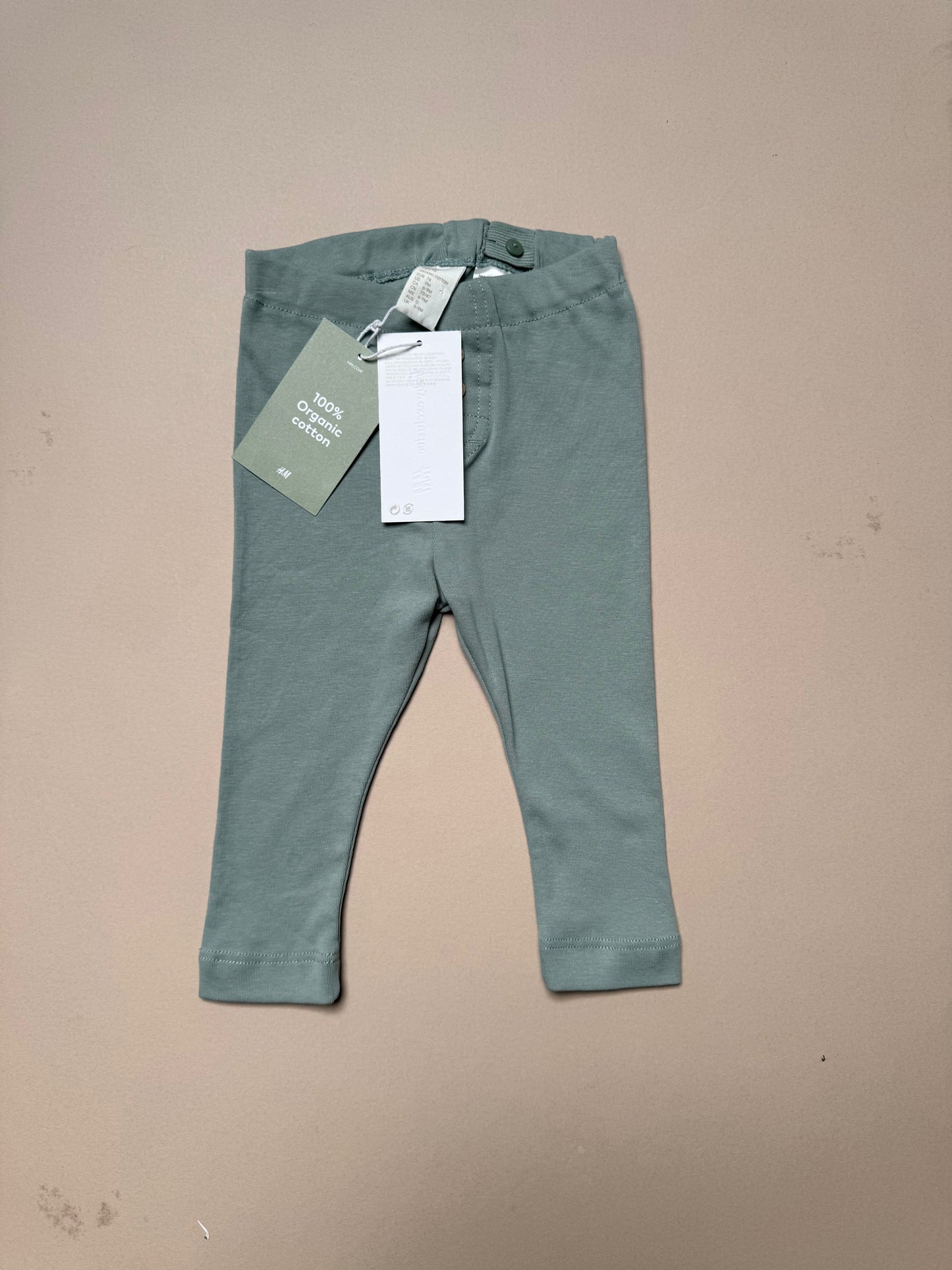 H&M Brand New Turquoise Leggings in 6-9 Months