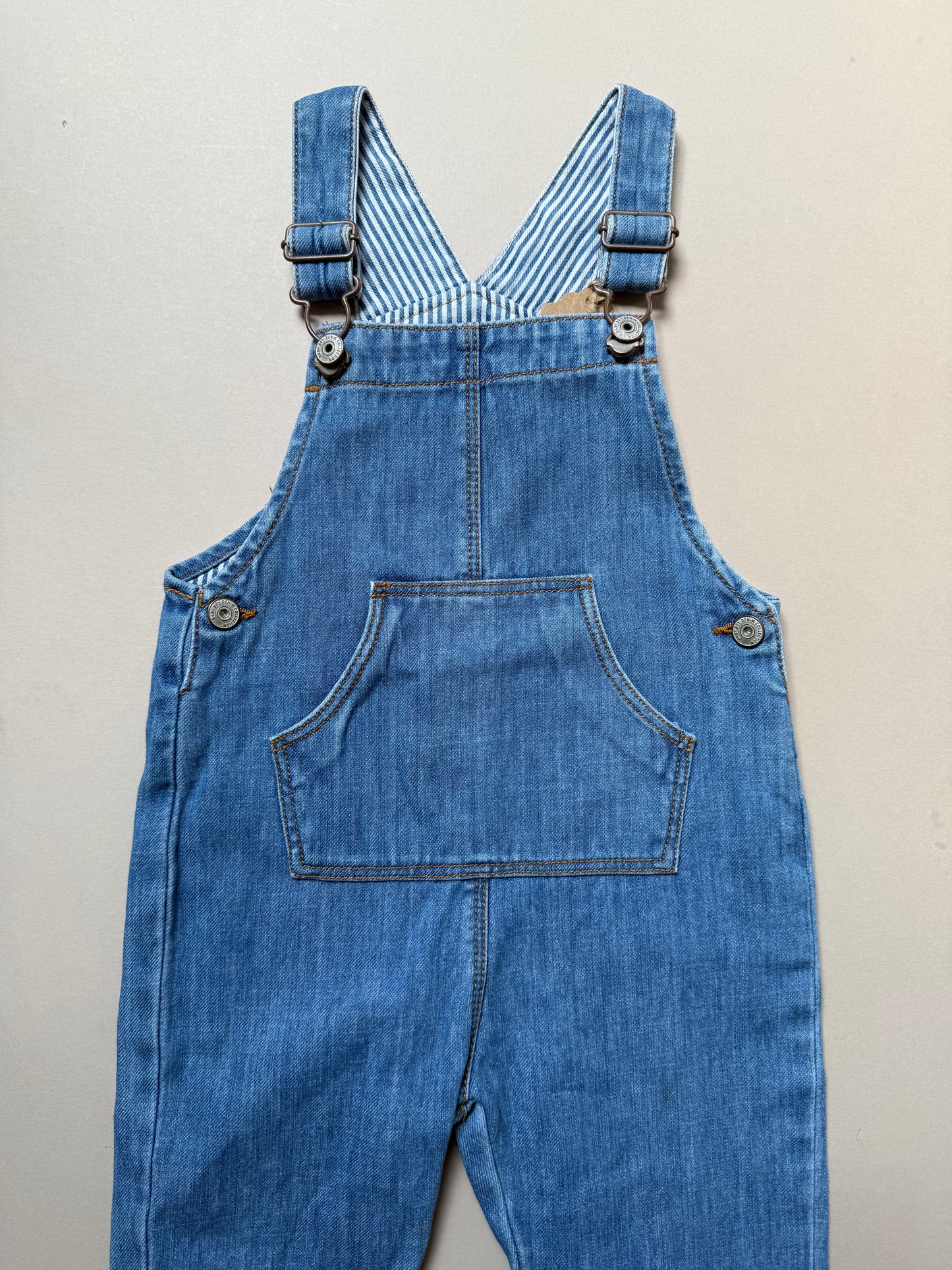 Zara Denim Dungarees in 2-3 Years
