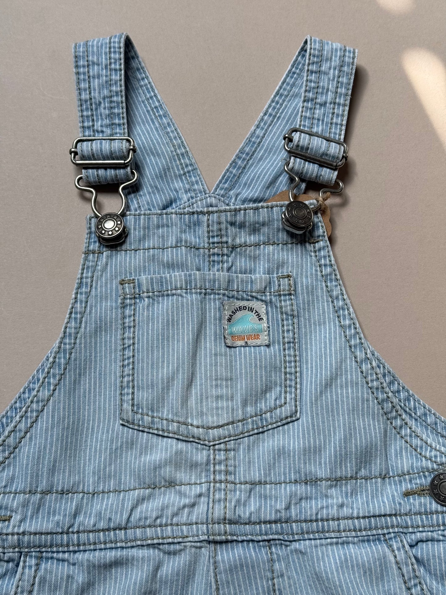 TU Thin Pinstriped Denim Shorties in 2-3 Years