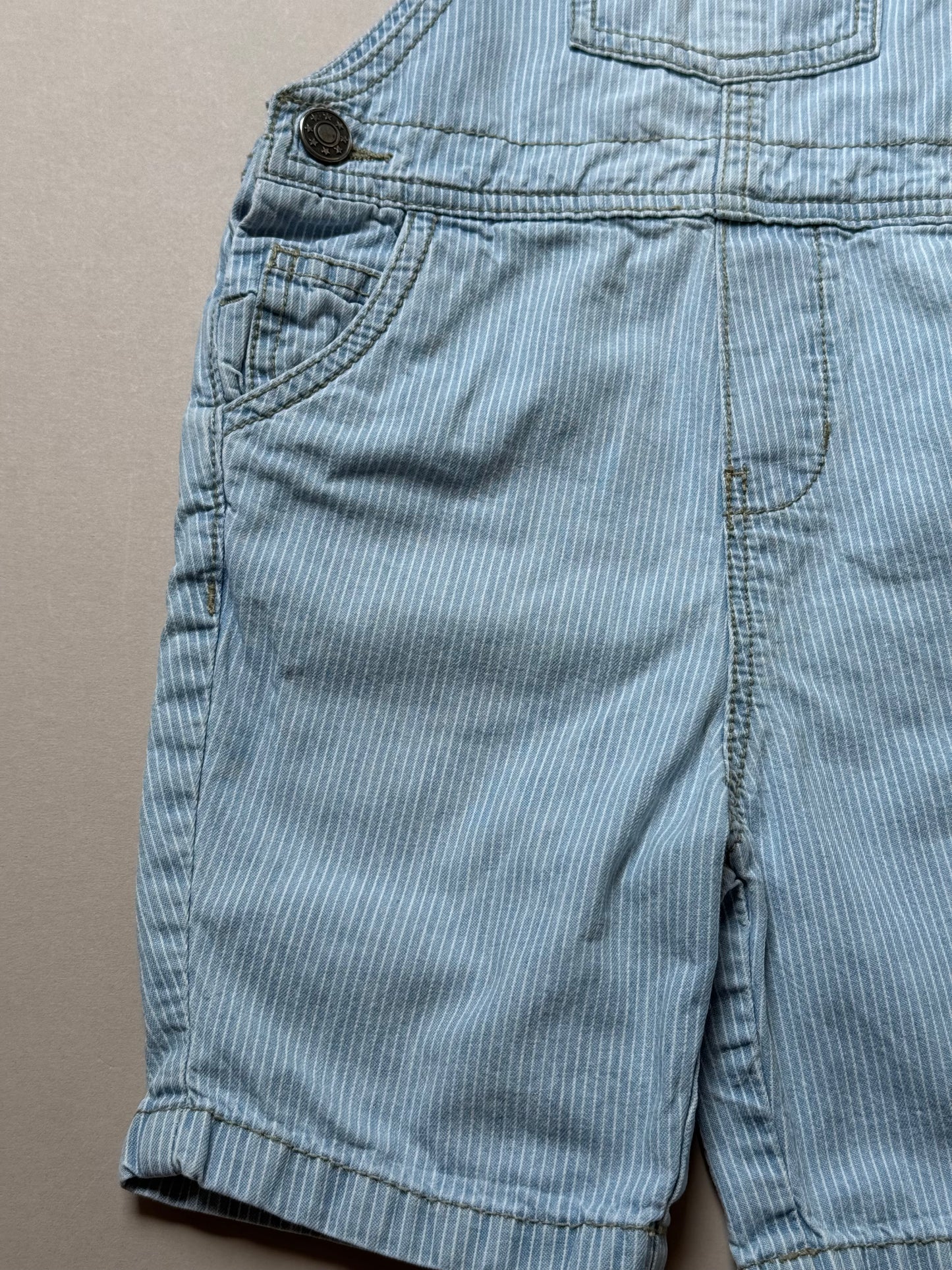 TU Thin Pinstriped Denim Shorties in 2-3 Years