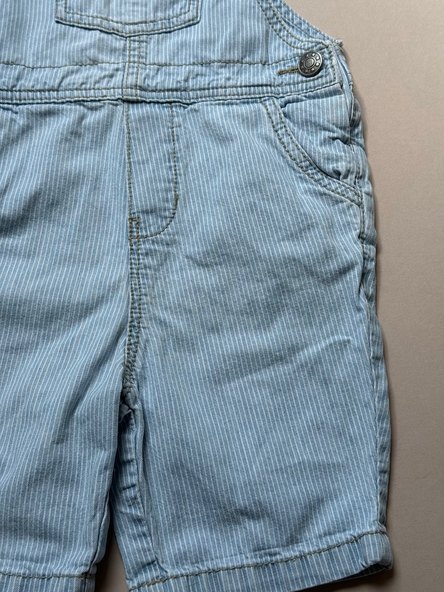 TU Thin Pinstriped Denim Shorties in 2-3 Years
