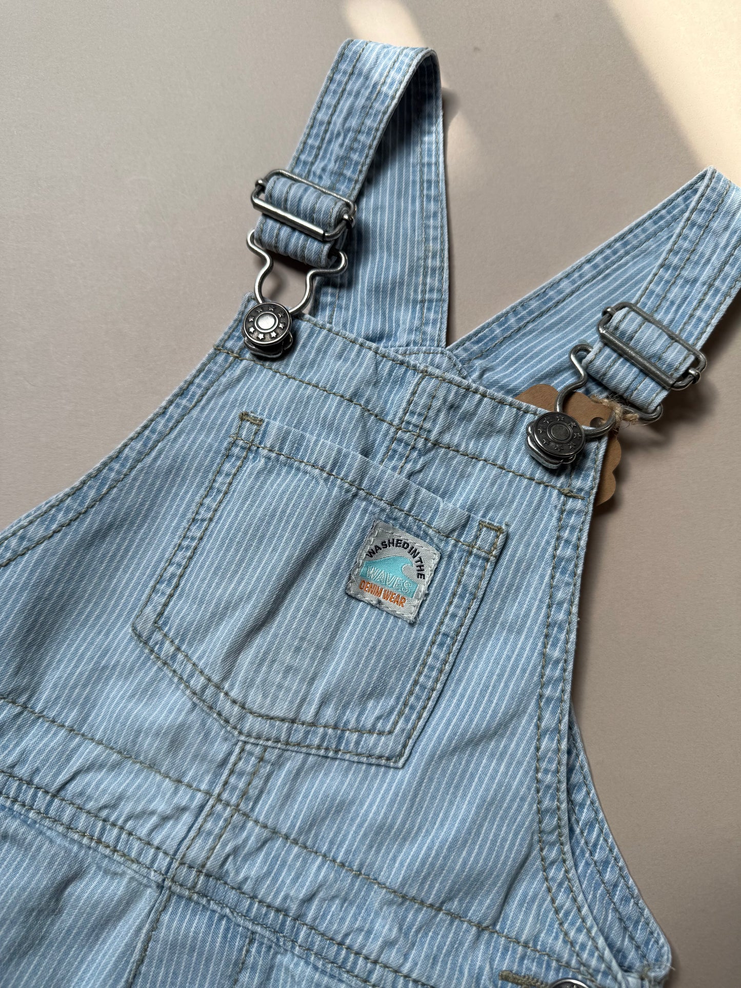 TU Thin Pinstriped Denim Shorties in 2-3 Years