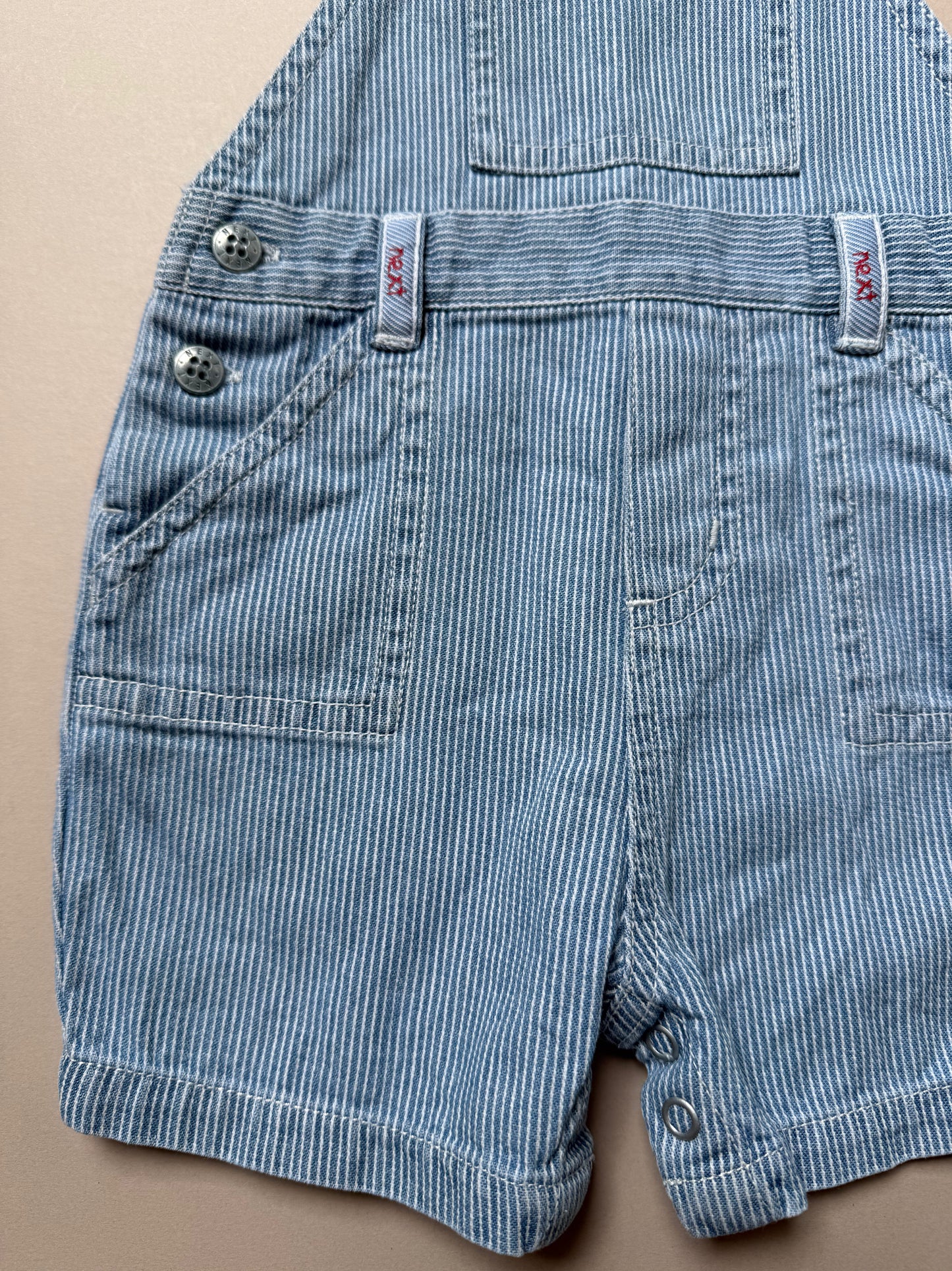Vintage Next Pin Striped Shorties in 0-3 Months