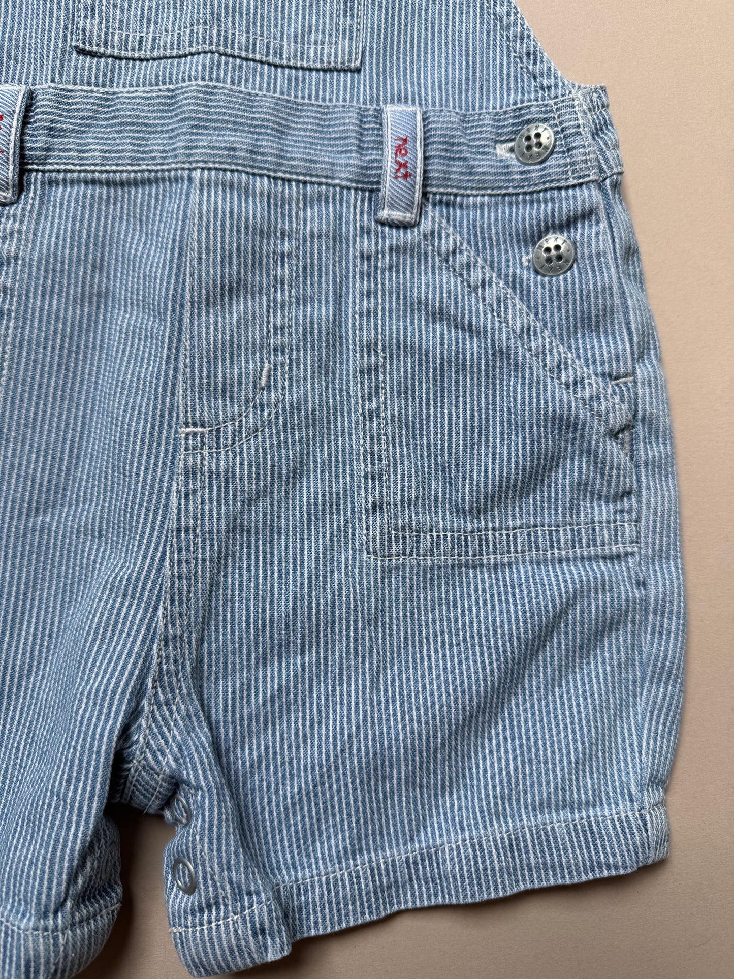 Vintage Next Pin Striped Shorties in 0-3 Months