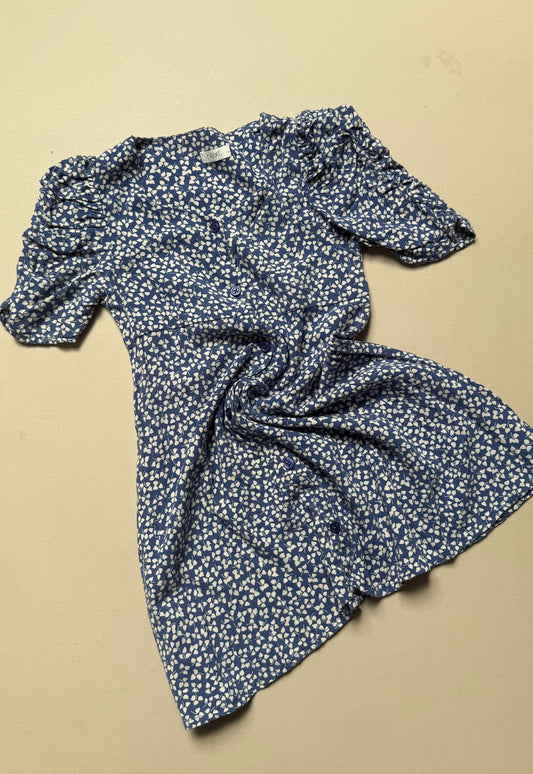 Next Puff Sleeved Printed Summer Dress in 5 Years