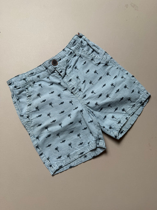 F&F Shark & Palm Tree Shorts in 4-5 Years
