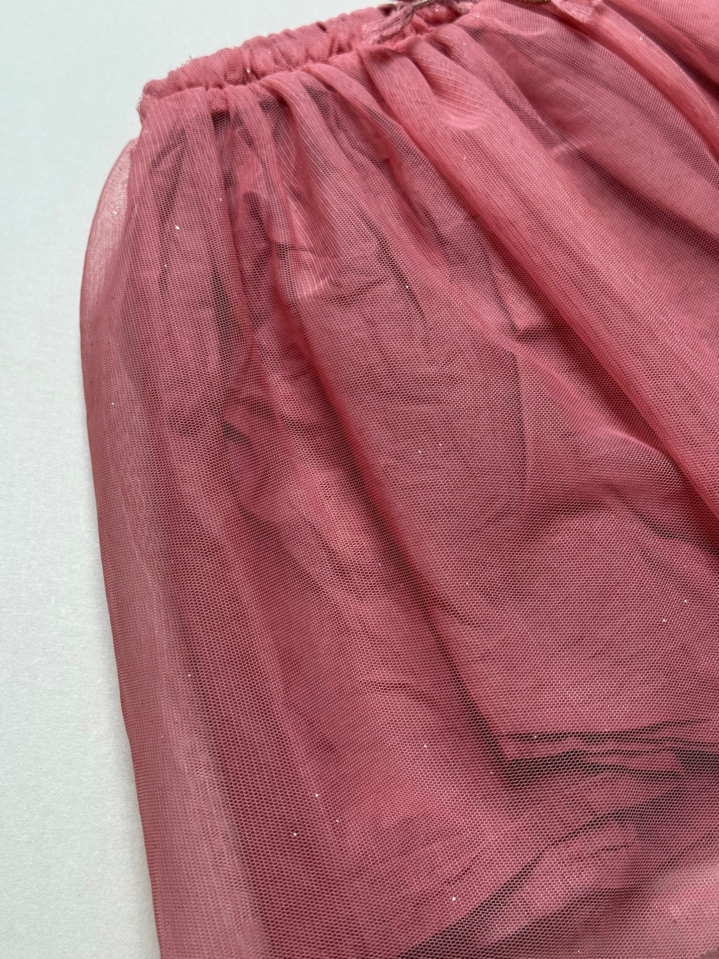 H&M Rose Pink & Glitter Tulle Skirt in 2-4 Years