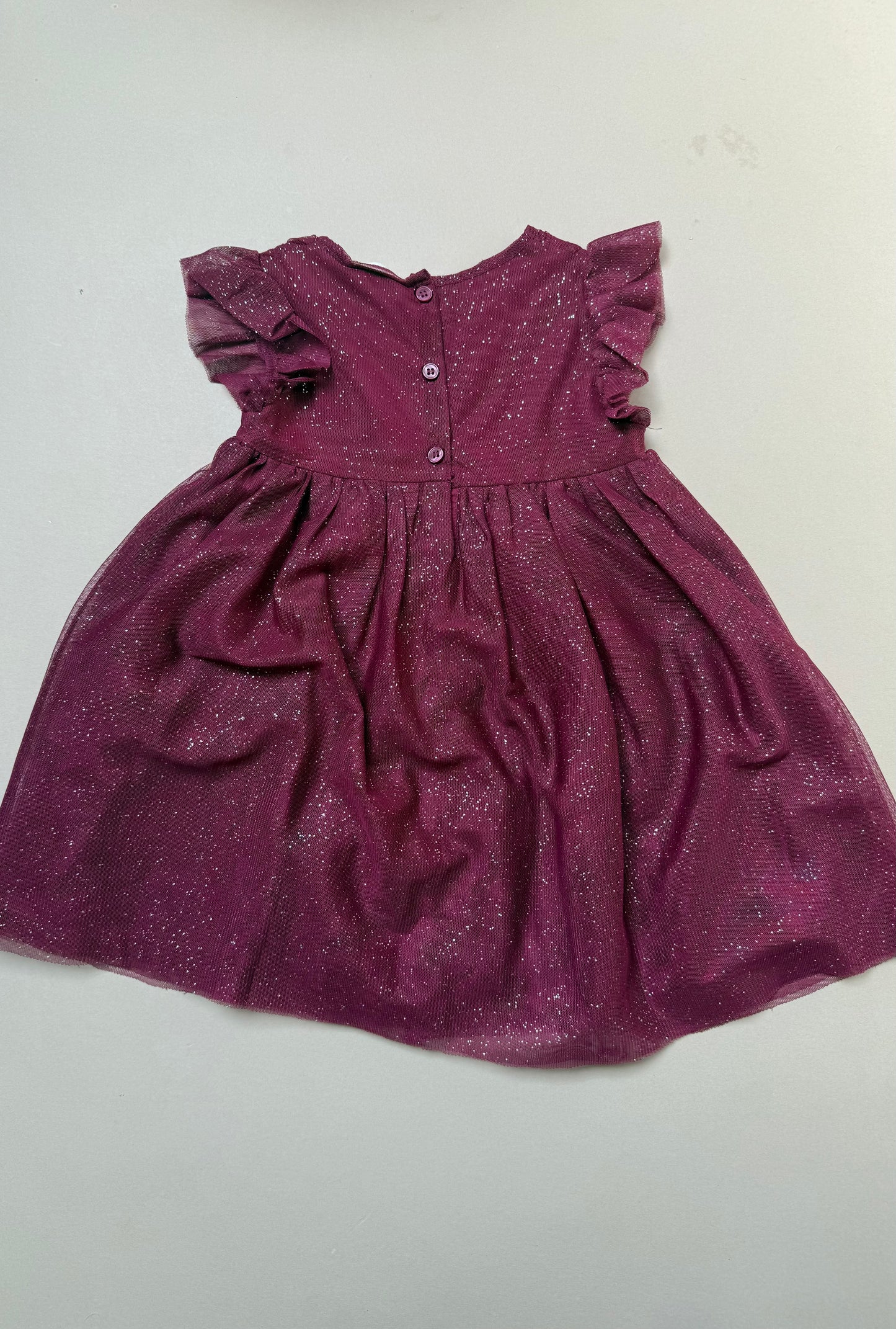 Next Sparkly Pink Party Dress in 12-18 Months