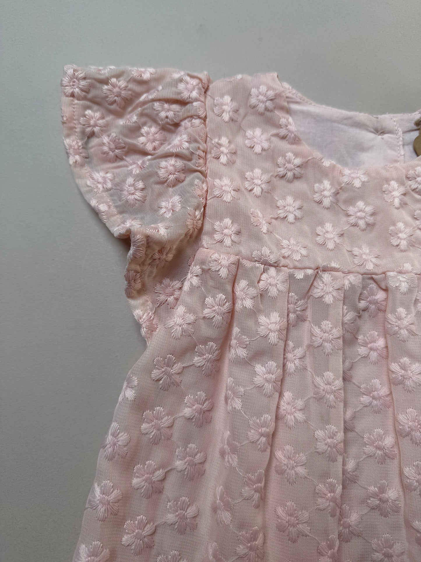 Mothercare Embroidered Floral Lace Dress in 18-24 Months