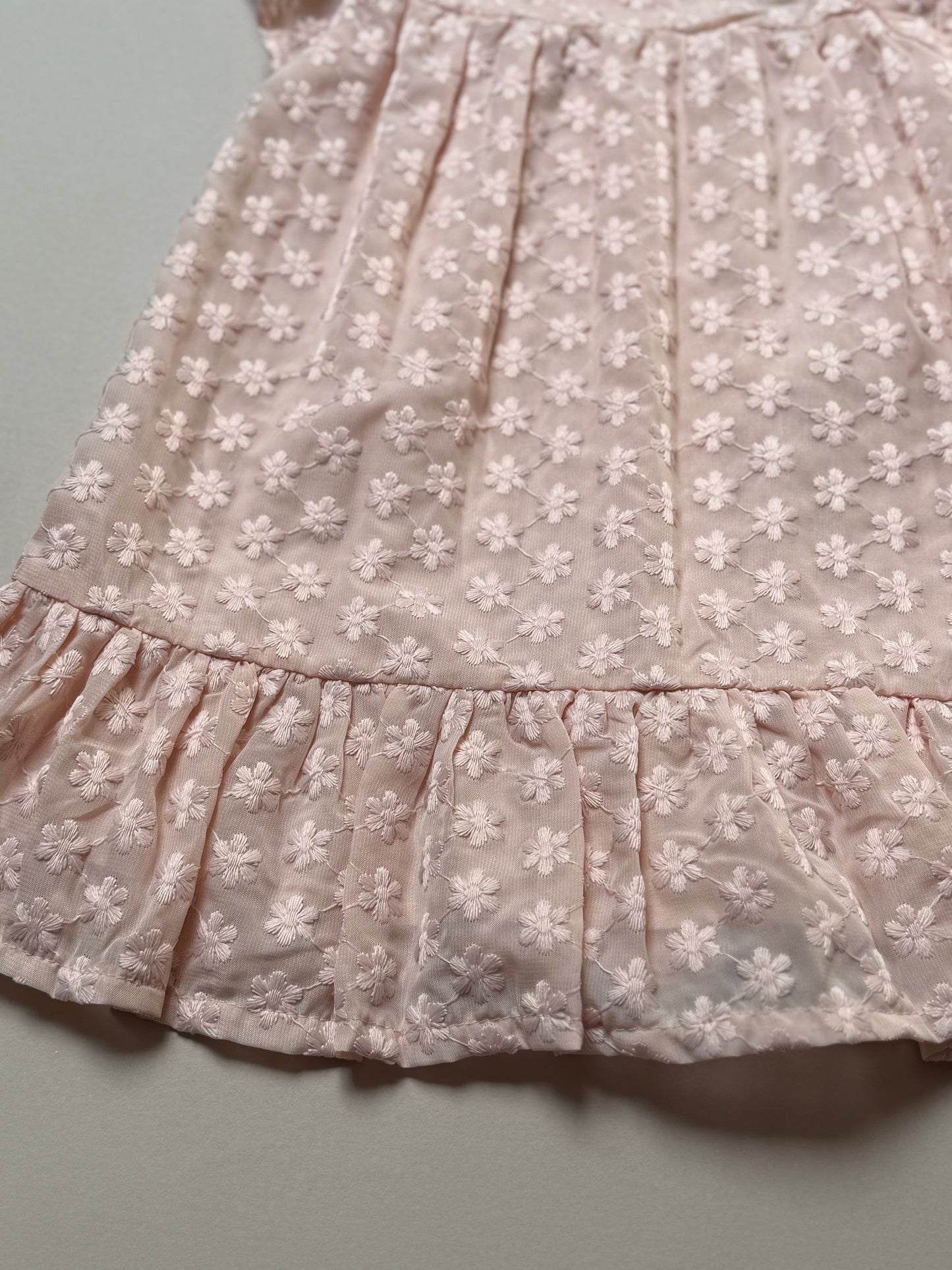 Mothercare Embroidered Floral Lace Dress in 18-24 Months