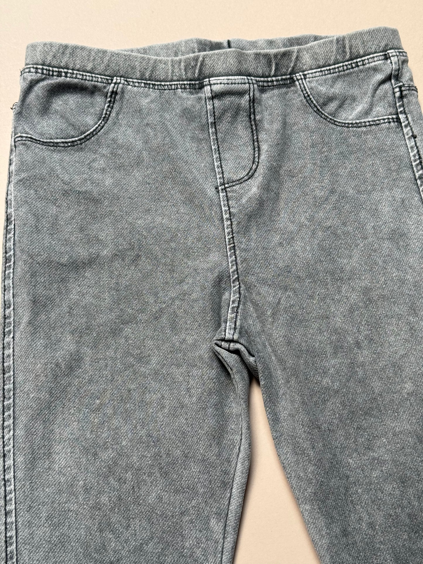 Zara Grey Acid Wash Jeggings in 4-5 Years