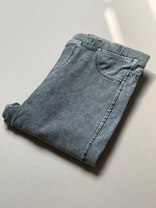 Zara Grey Acid Wash Jeggings in 4-5 Years