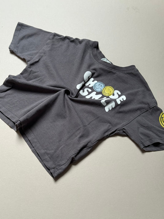 H&M x Smiley World Choose a Smile Slogan Tee in 18-24 Months