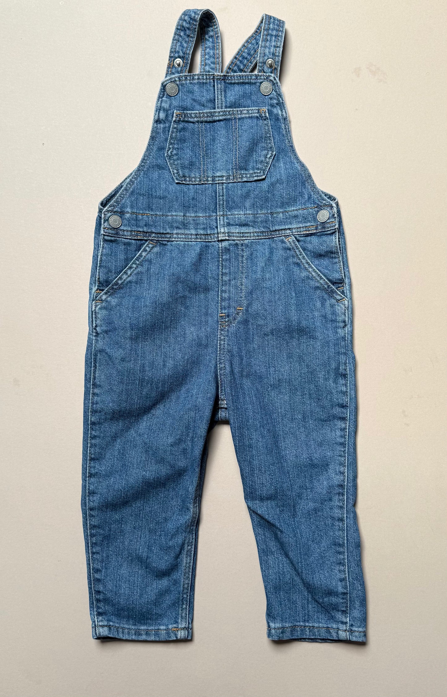 H&M Denim Dungarees in 18-24 Months