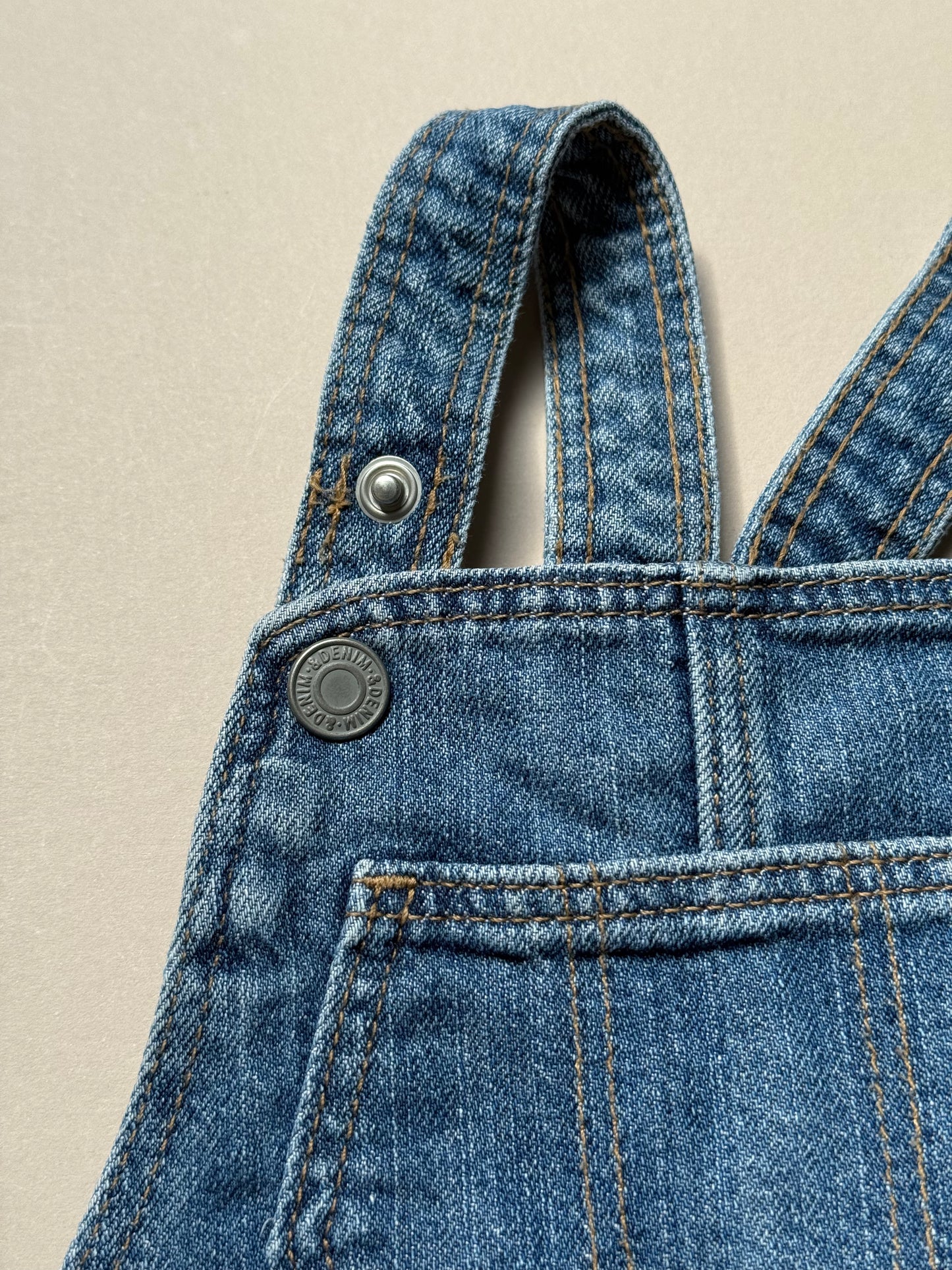 H&M Denim Dungarees in 18-24 Months