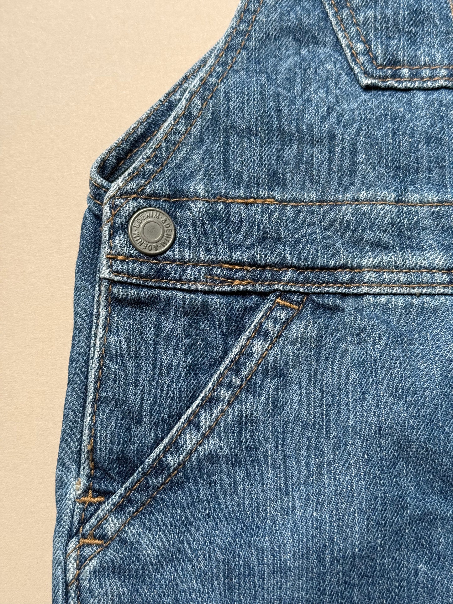 H&M Denim Dungarees in 18-24 Months