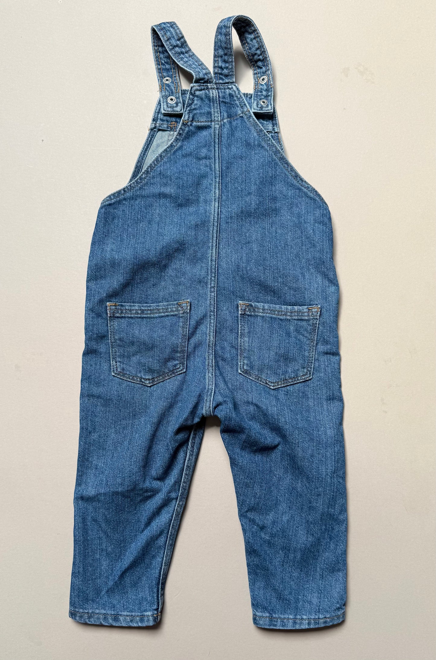 H&M Denim Dungarees in 18-24 Months