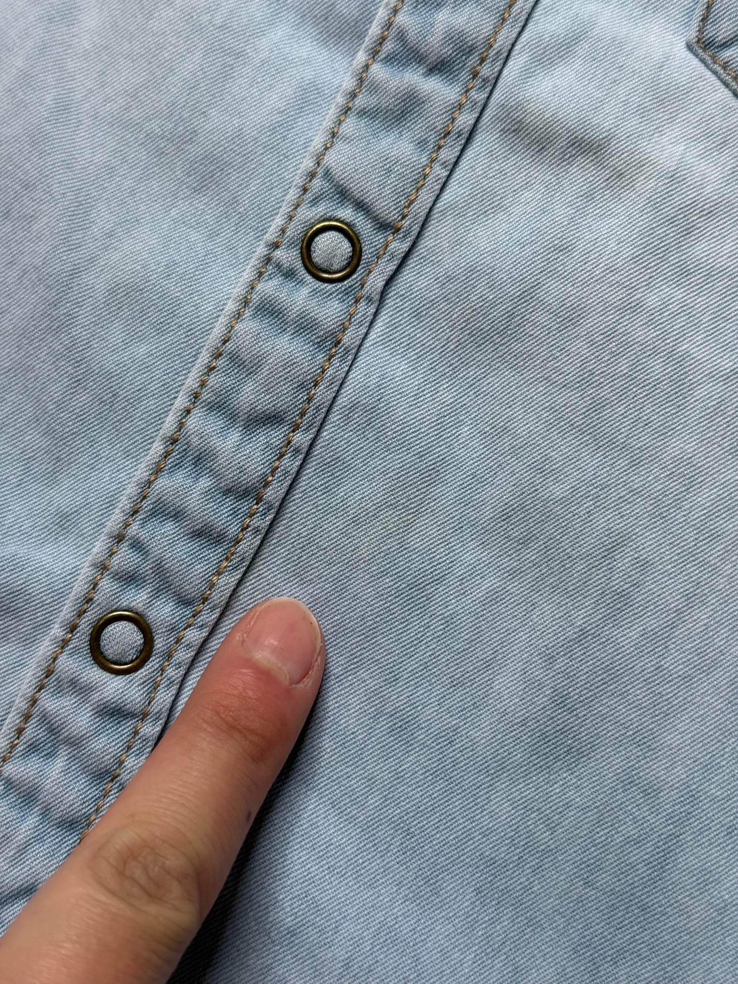 Zara Light Denim Shirt in 12-18 Months