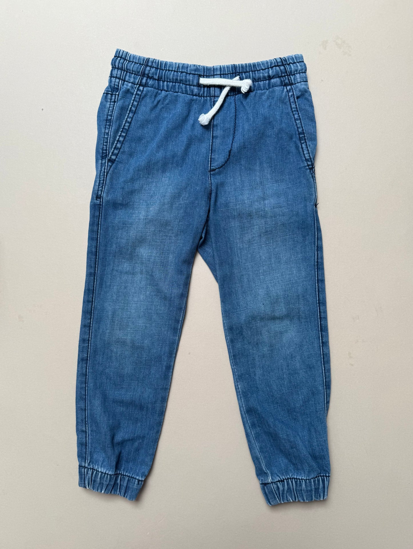 H&M Denim Joggers in 3-4 Years
