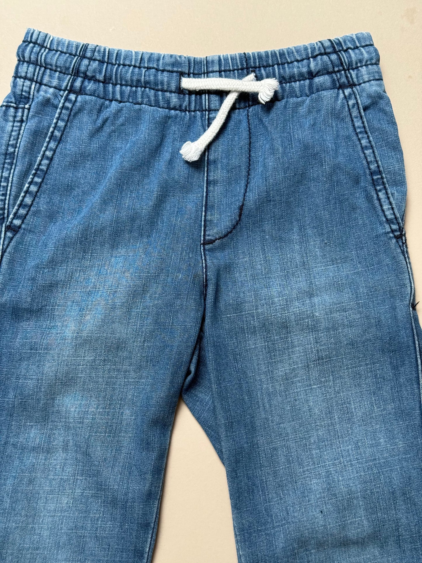 H&M Denim Joggers in 3-4 Years