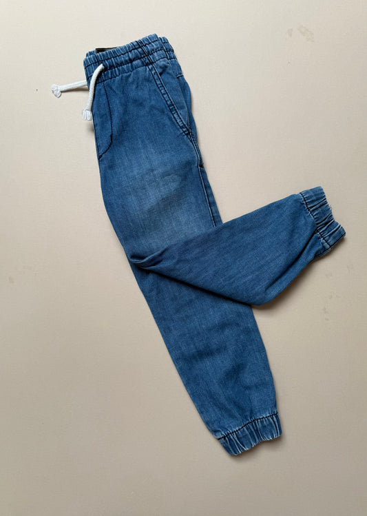 H&M Denim Joggers in 3-4 Years