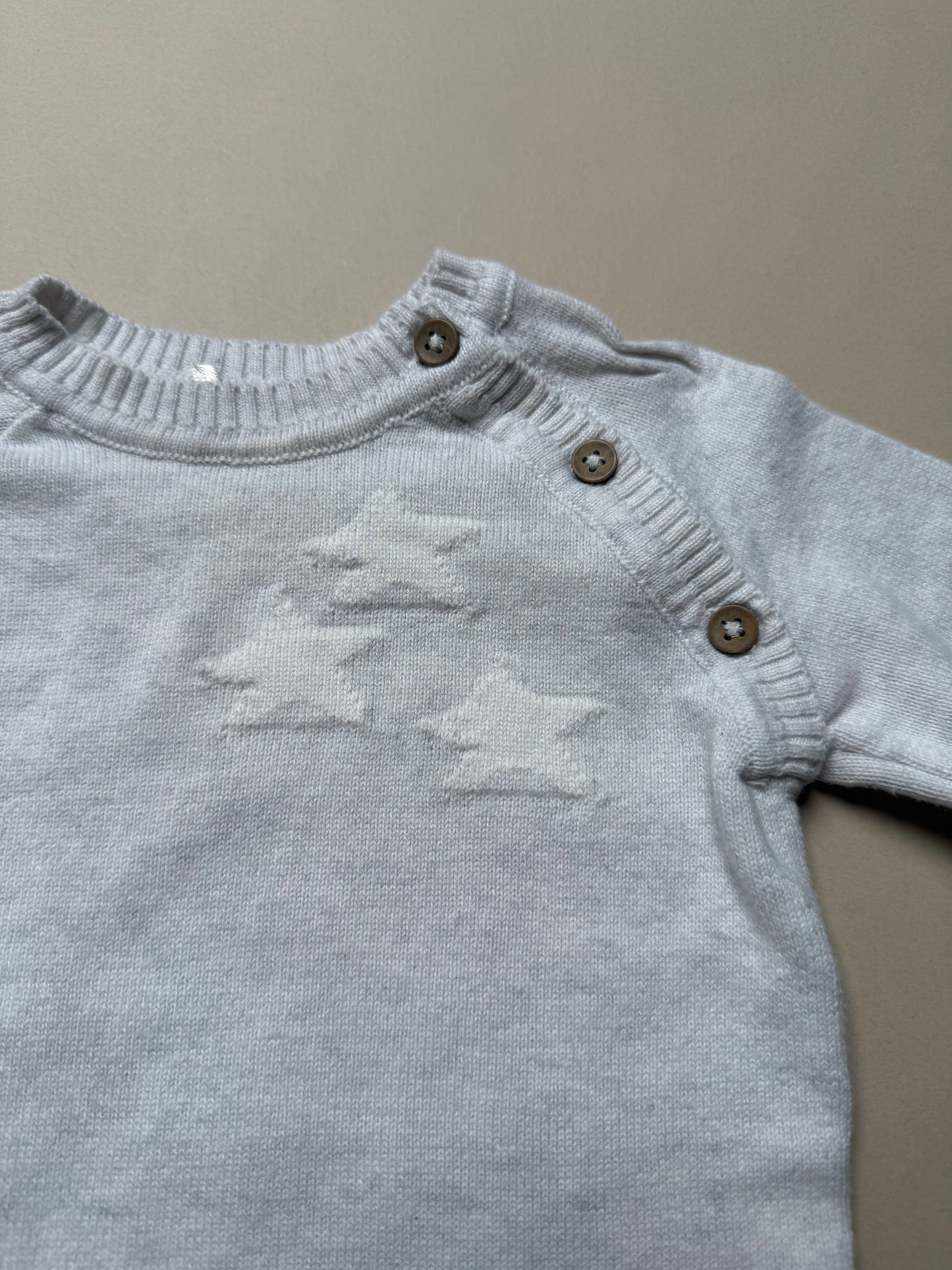 George Grey Star Knitted Set in 3-6 Months