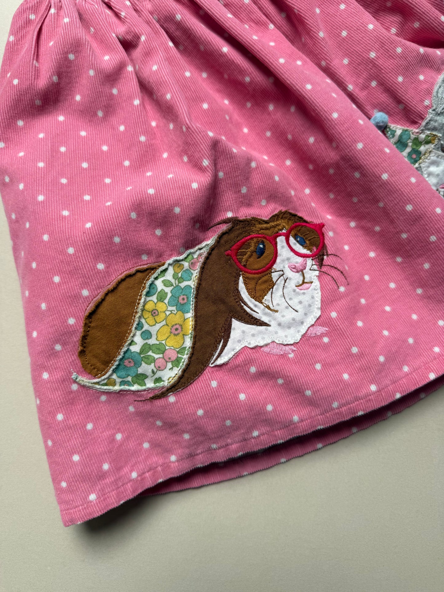 Mini Boden Parting Guinea Pigs Corduroy Skirt in 7-8 Years