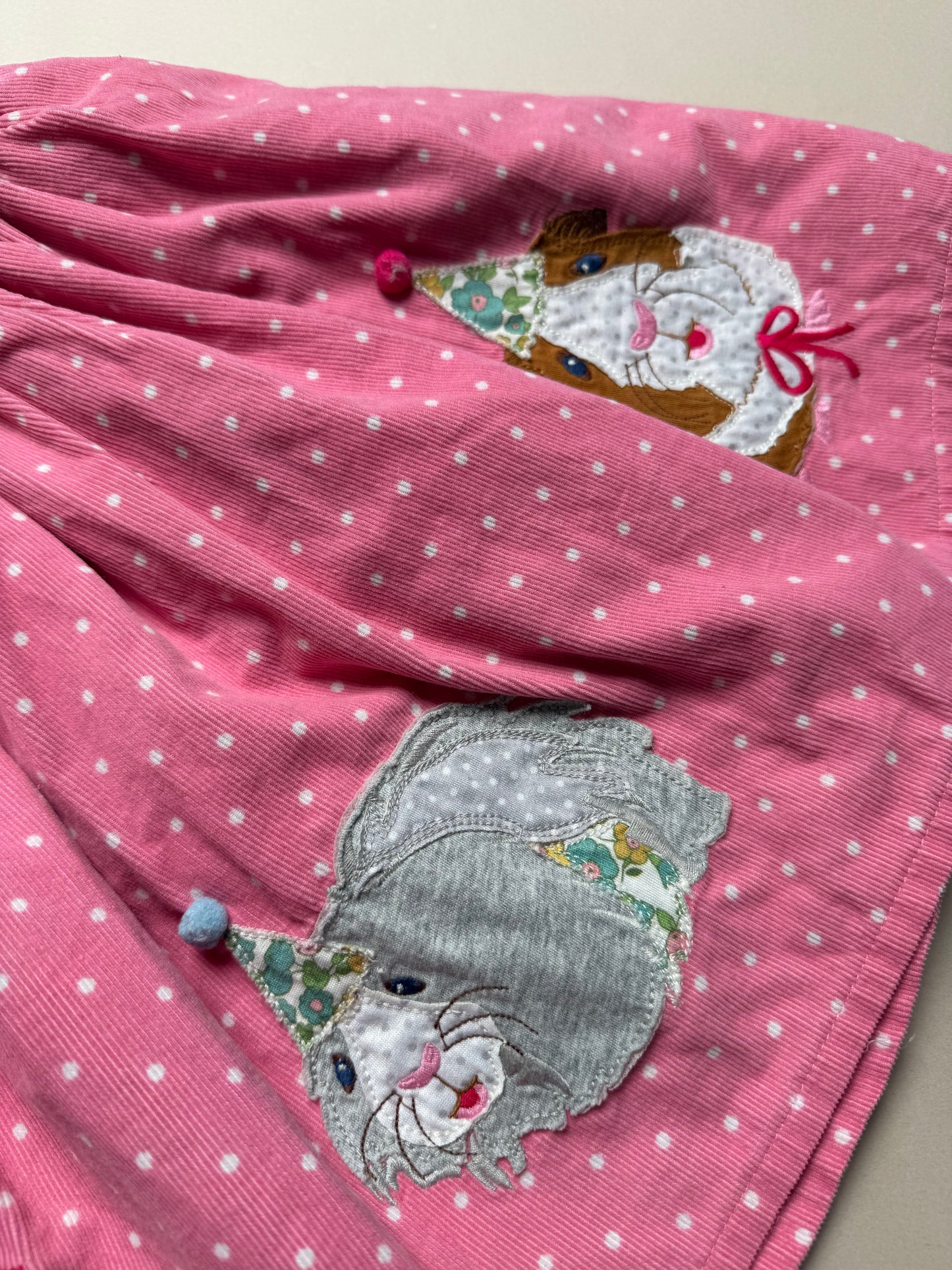 Mini Boden Parting Guinea Pigs Corduroy Skirt in 7-8 Years