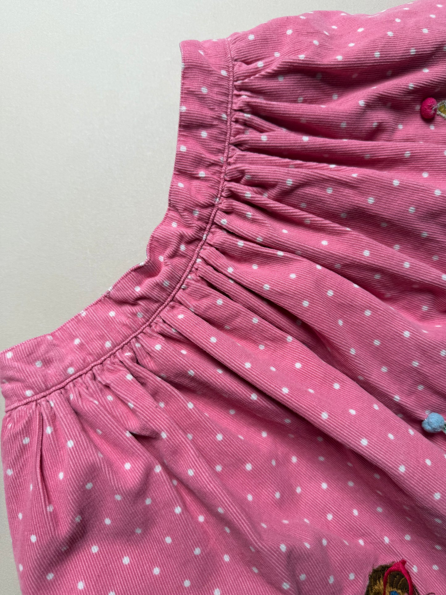 Mini Boden Parting Guinea Pigs Corduroy Skirt in 7-8 Years