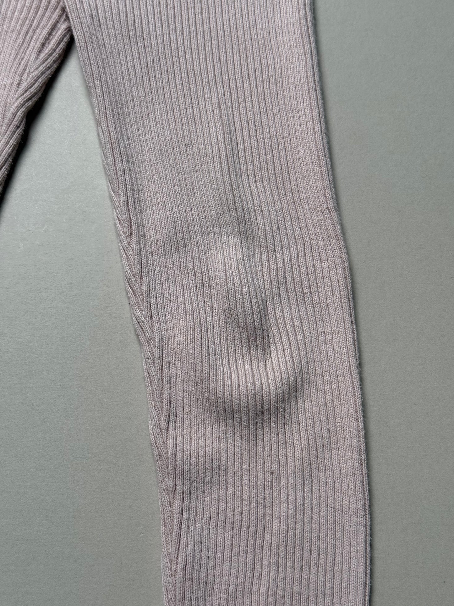 George Thick Light Pink Ribbed Leggings in 3-4 Years
