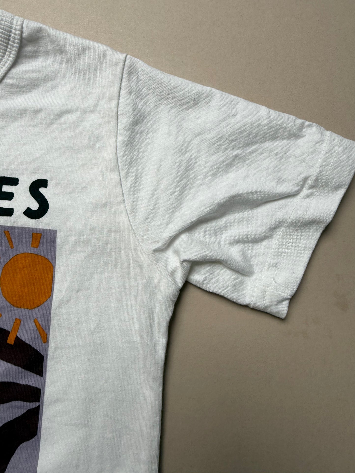 George "High Fives & Good Vibes" T-Shirt in 2-3 Years