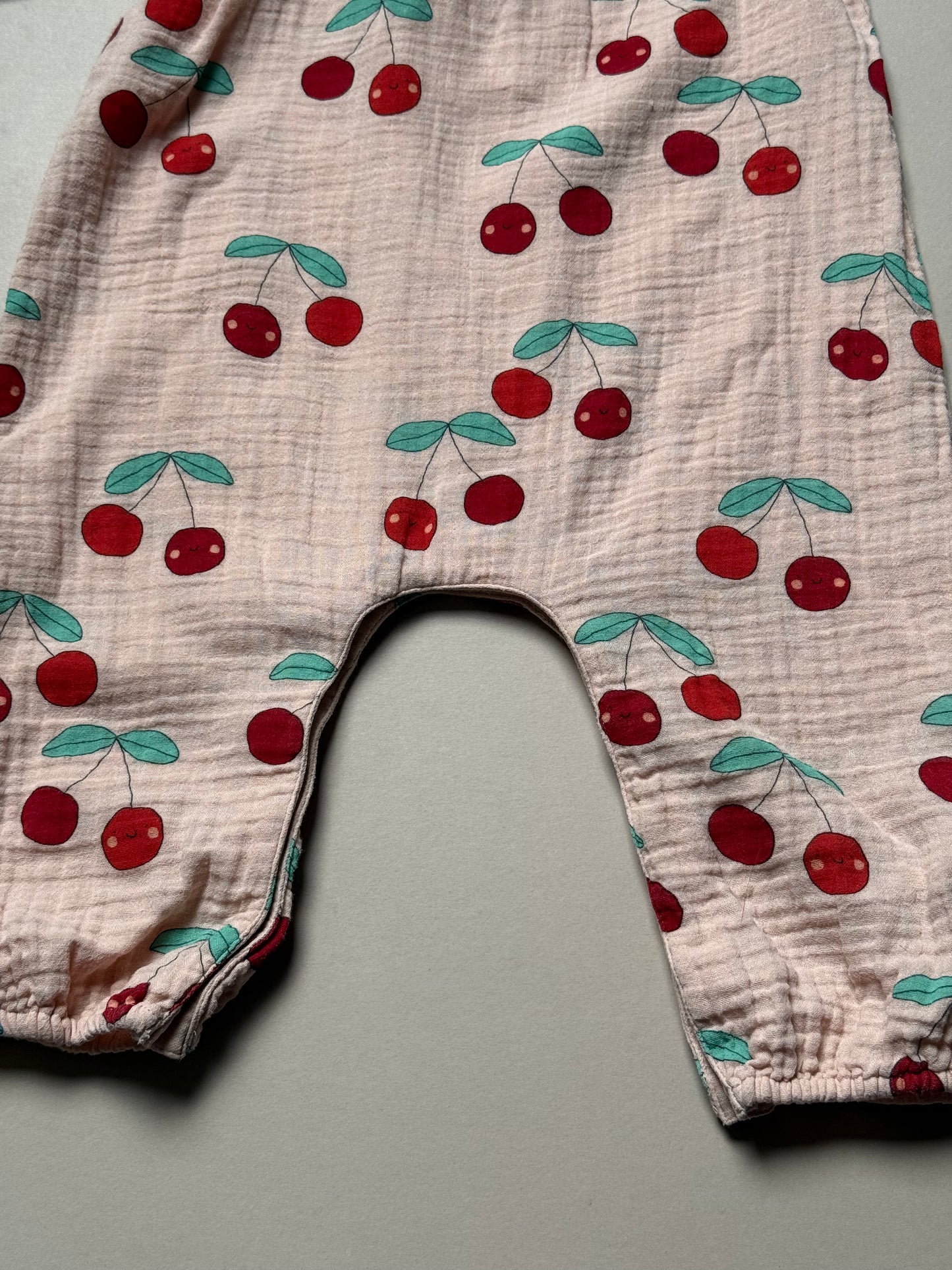 Next Cherry Printed Lightweight Romper in 9-12 Months