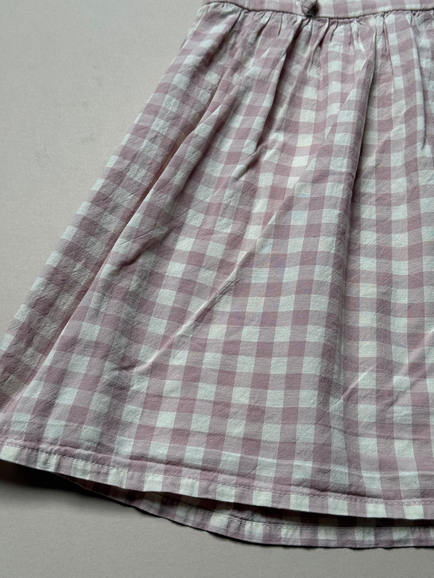 H&M Lilac Gingham Checked Summer Dress in 2-3 Years