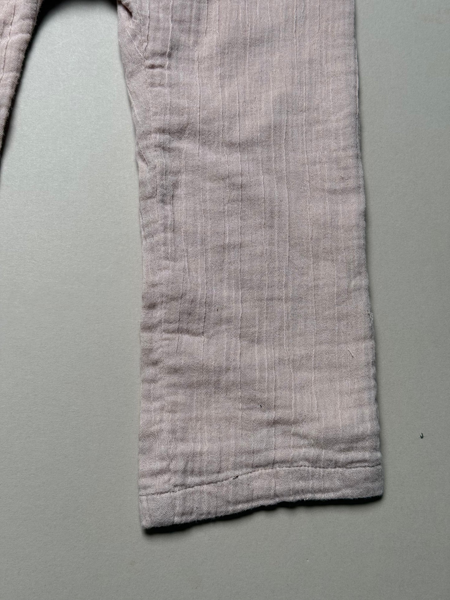 TU Lightweight Cotton Light Pink Dungarees in 4-5 Years