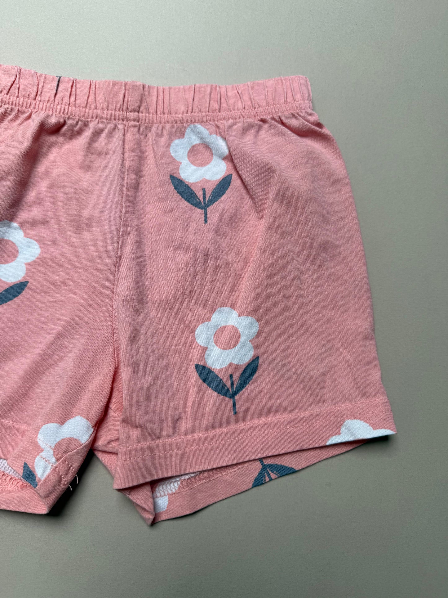 George Cotton Floral Short Sleeved T-Shirt & Shorts Set in 3-4 Years