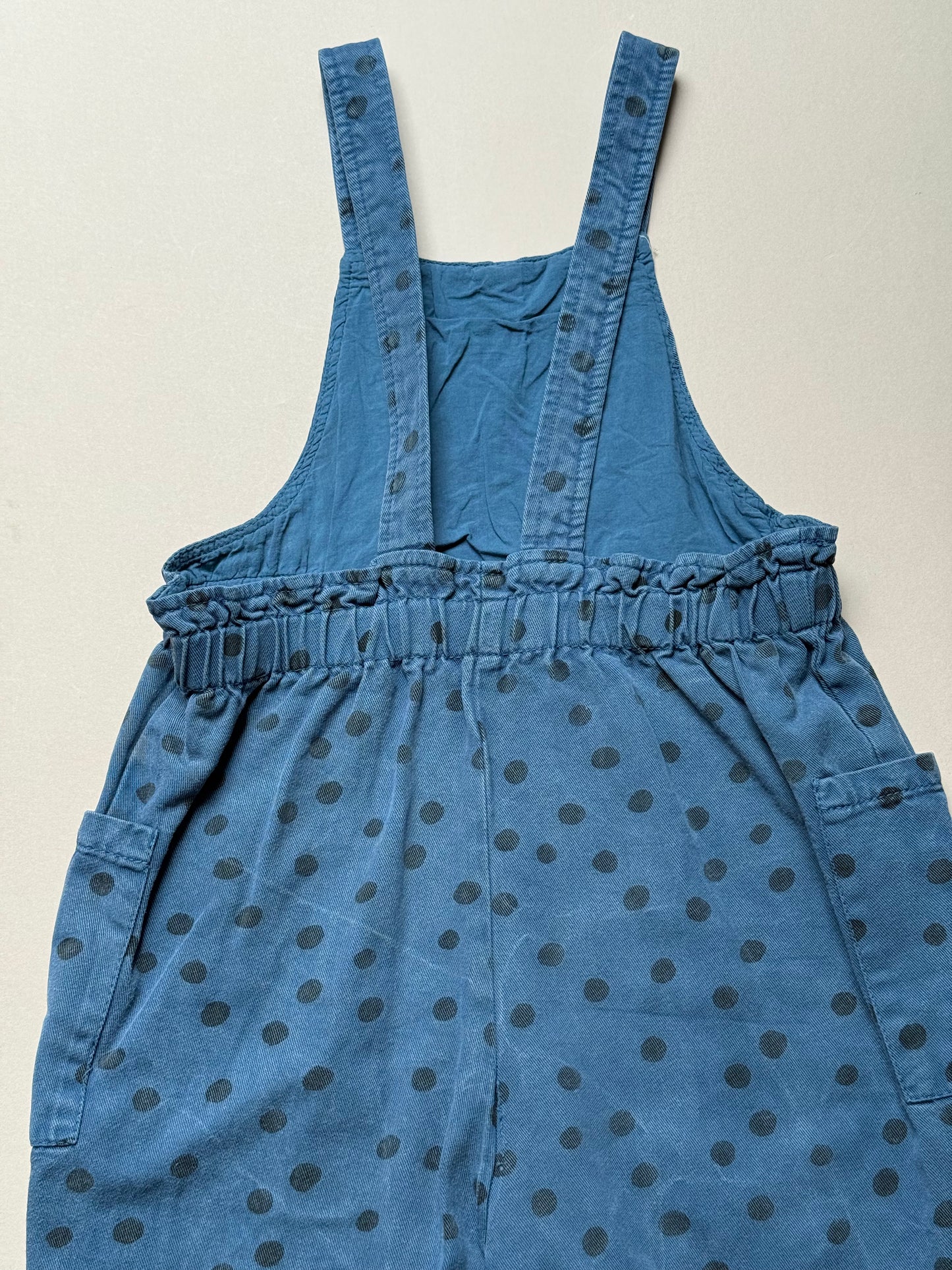 Zara Denim Polka Dot Dungarees in 4-5 Years