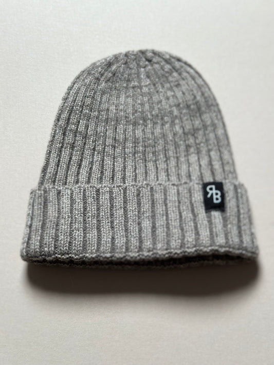 Rove Knitted Beanie in Grey