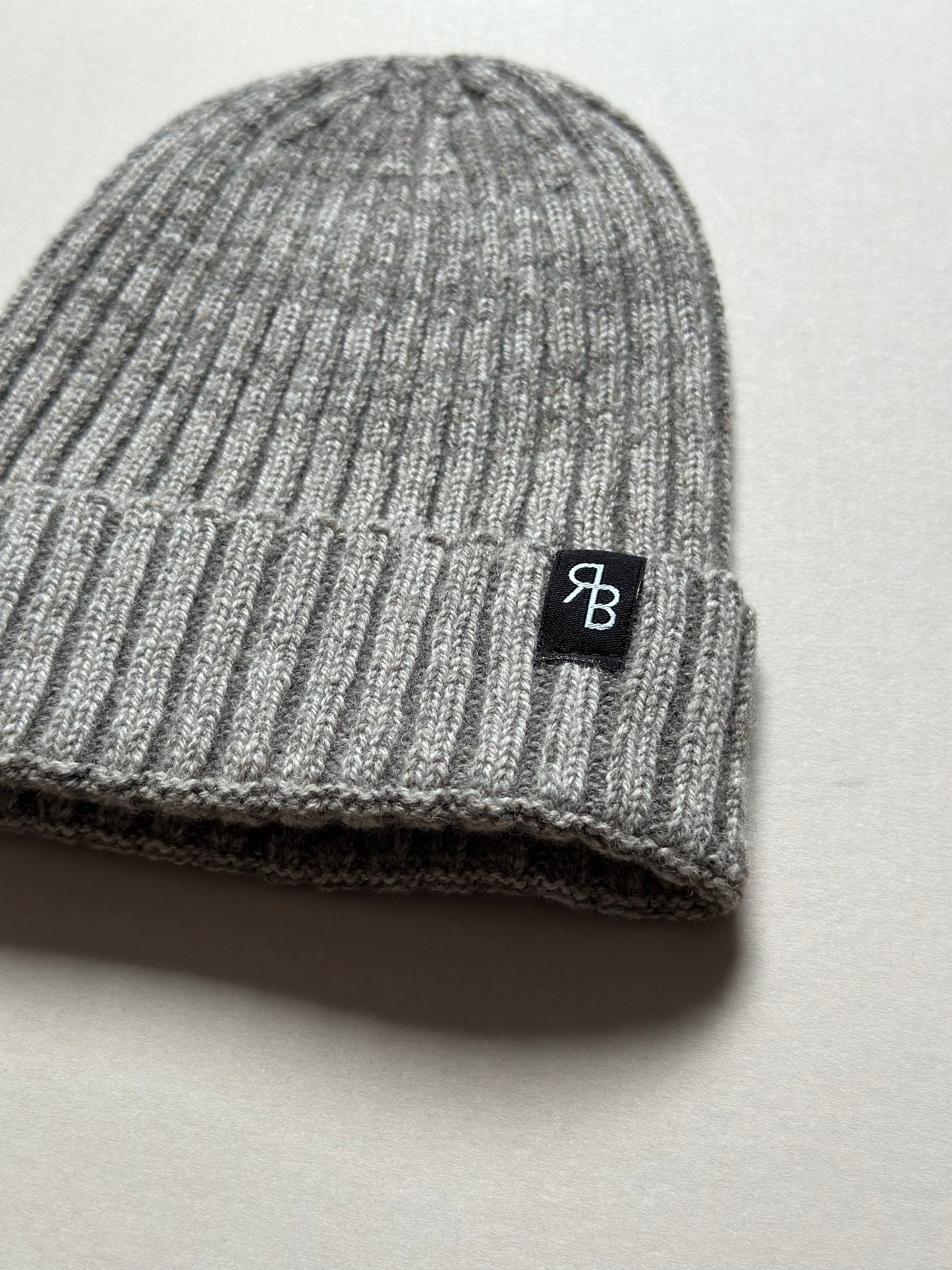Rove Knitted Beanie in Grey